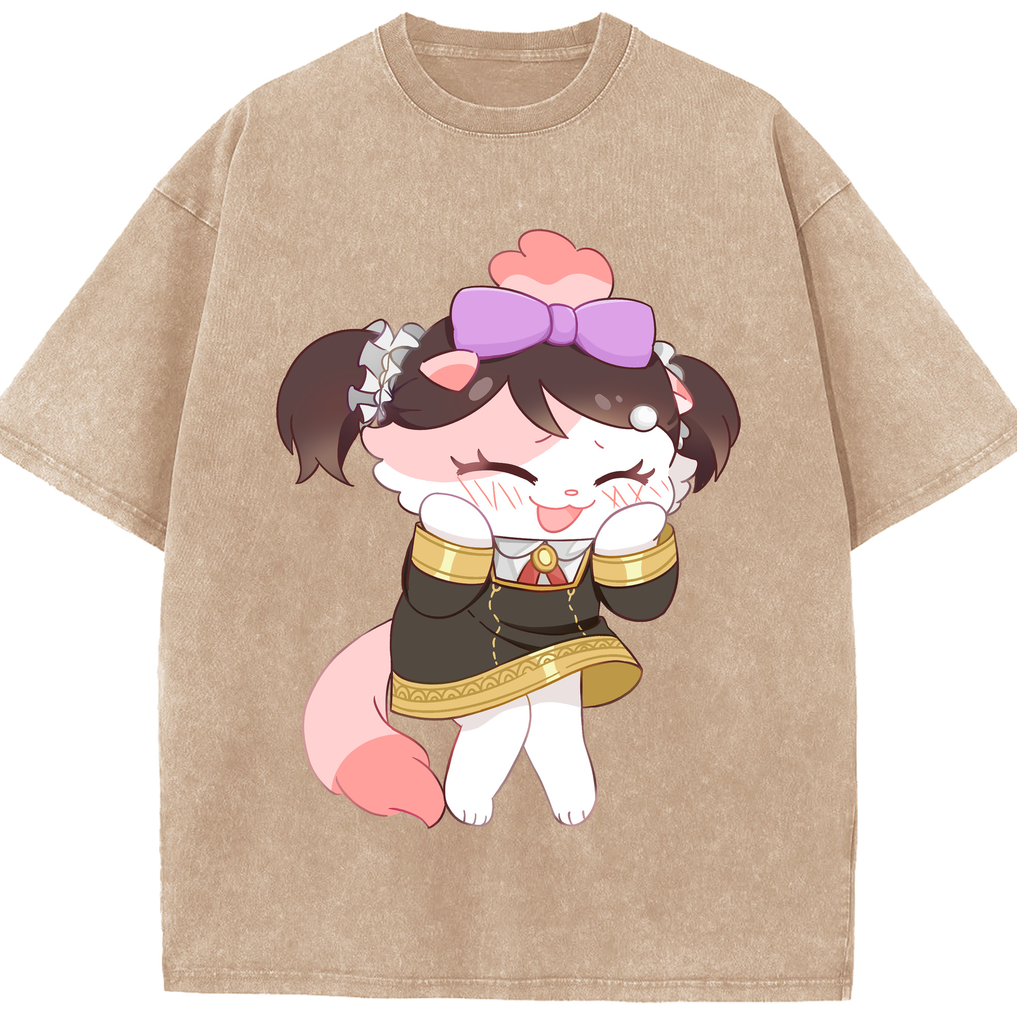 （画像用） SPY×FAMILY间谍家家酒 綿100% ヴィンテージ風 半袖Tシャツ（フロントプリント）