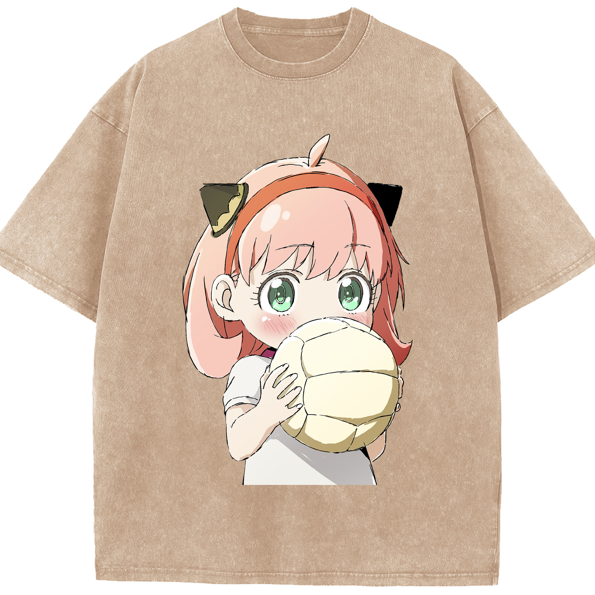 （画像用） SPY×FAMILY间谍家家酒 綿100% ヴィンテージ風 半袖Tシャツ（フロントプリント）