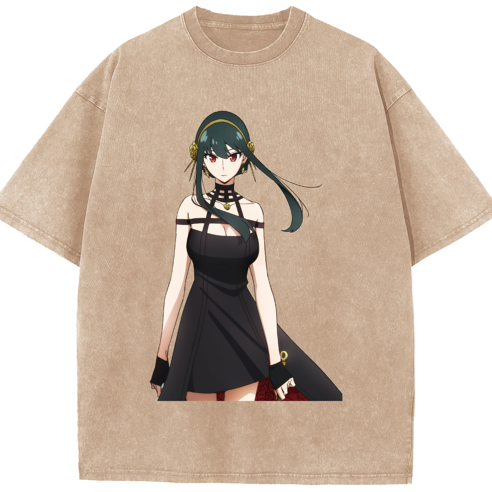 （画像用） SPY×FAMILY间谍家家酒 綿100% ヴィンテージ風 半袖Tシャツ（フロントプリント）