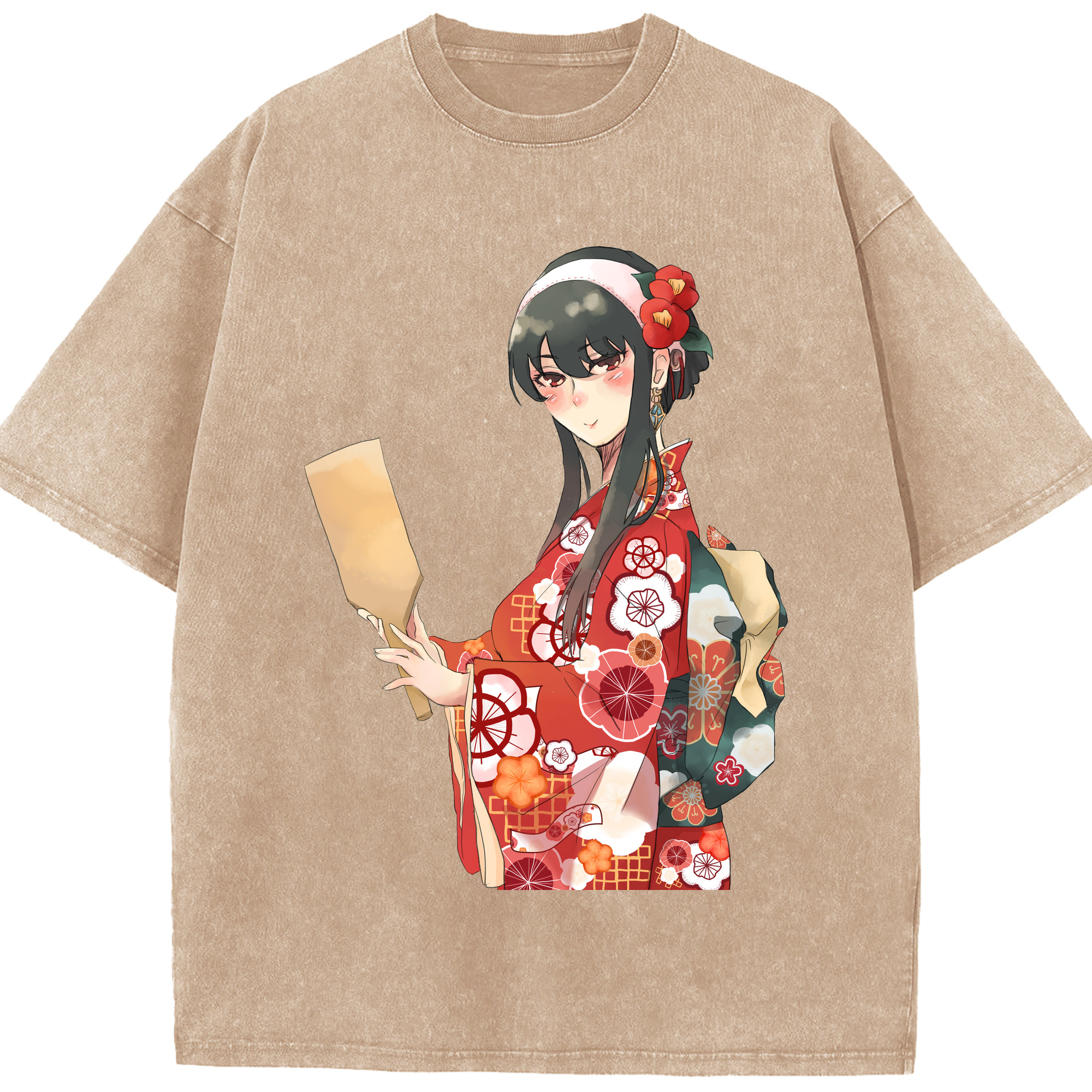 （画像用） SPY×FAMILY间谍家家酒 綿100% ヴィンテージ風 半袖Tシャツ（フロントプリント）