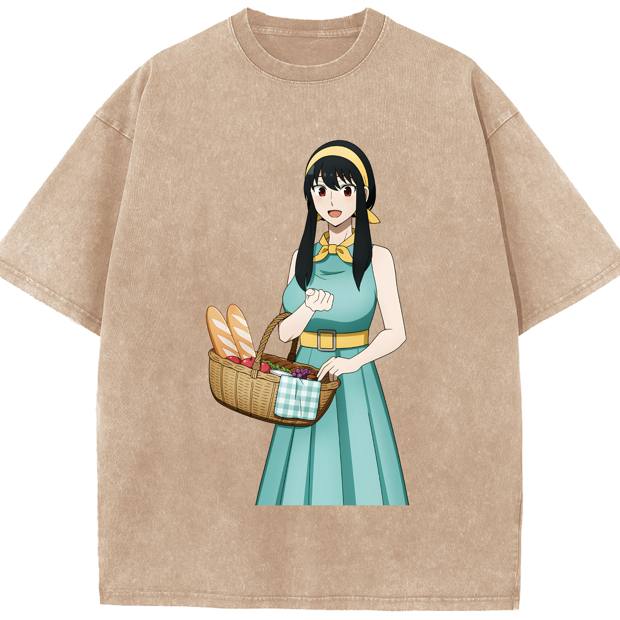 （画像用） SPY×FAMILY间谍家家酒 綿100% ヴィンテージ風 半袖Tシャツ（フロントプリント）