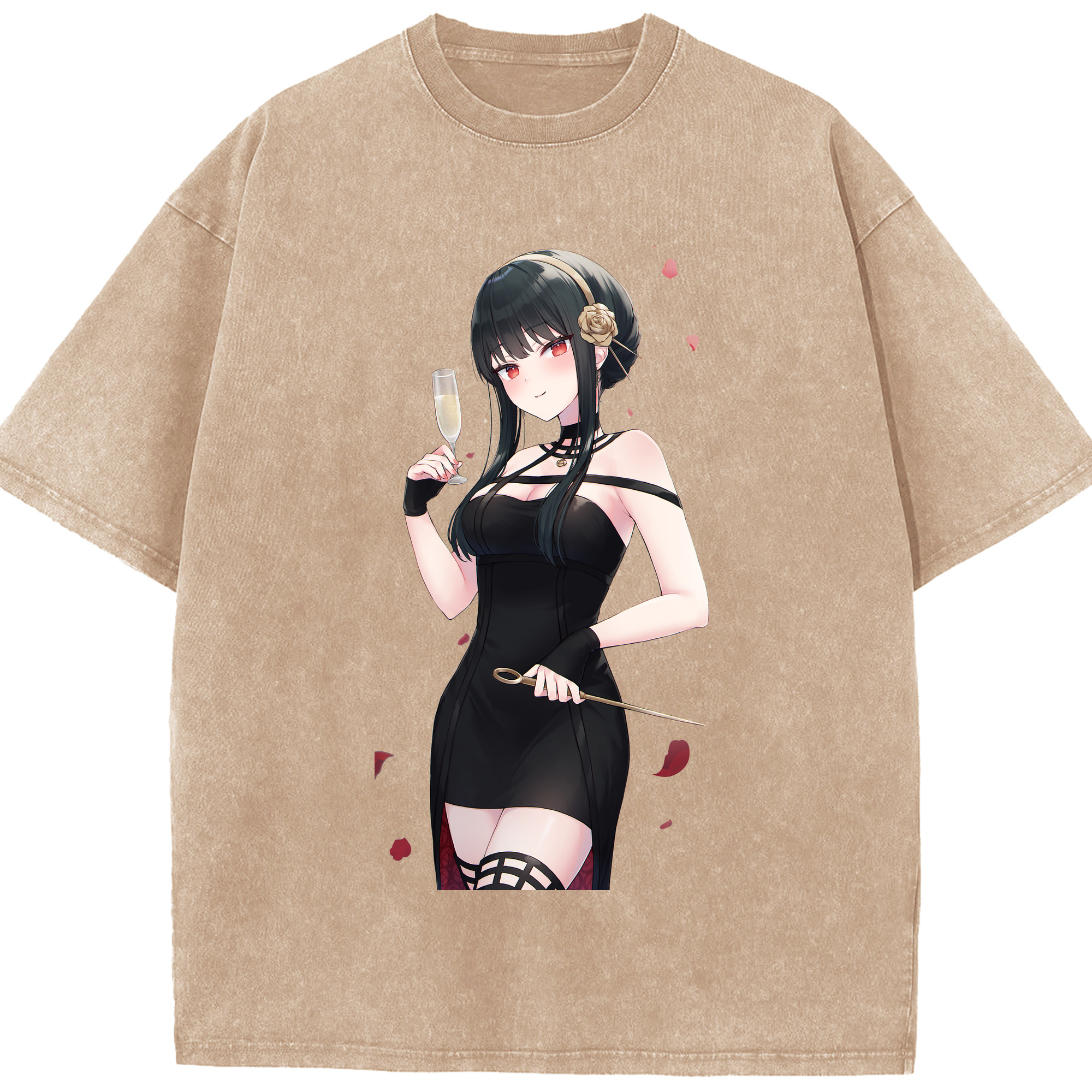（画像用） SPY×FAMILY间谍家家酒 綿100% ヴィンテージ風 半袖Tシャツ（フロントプリント）