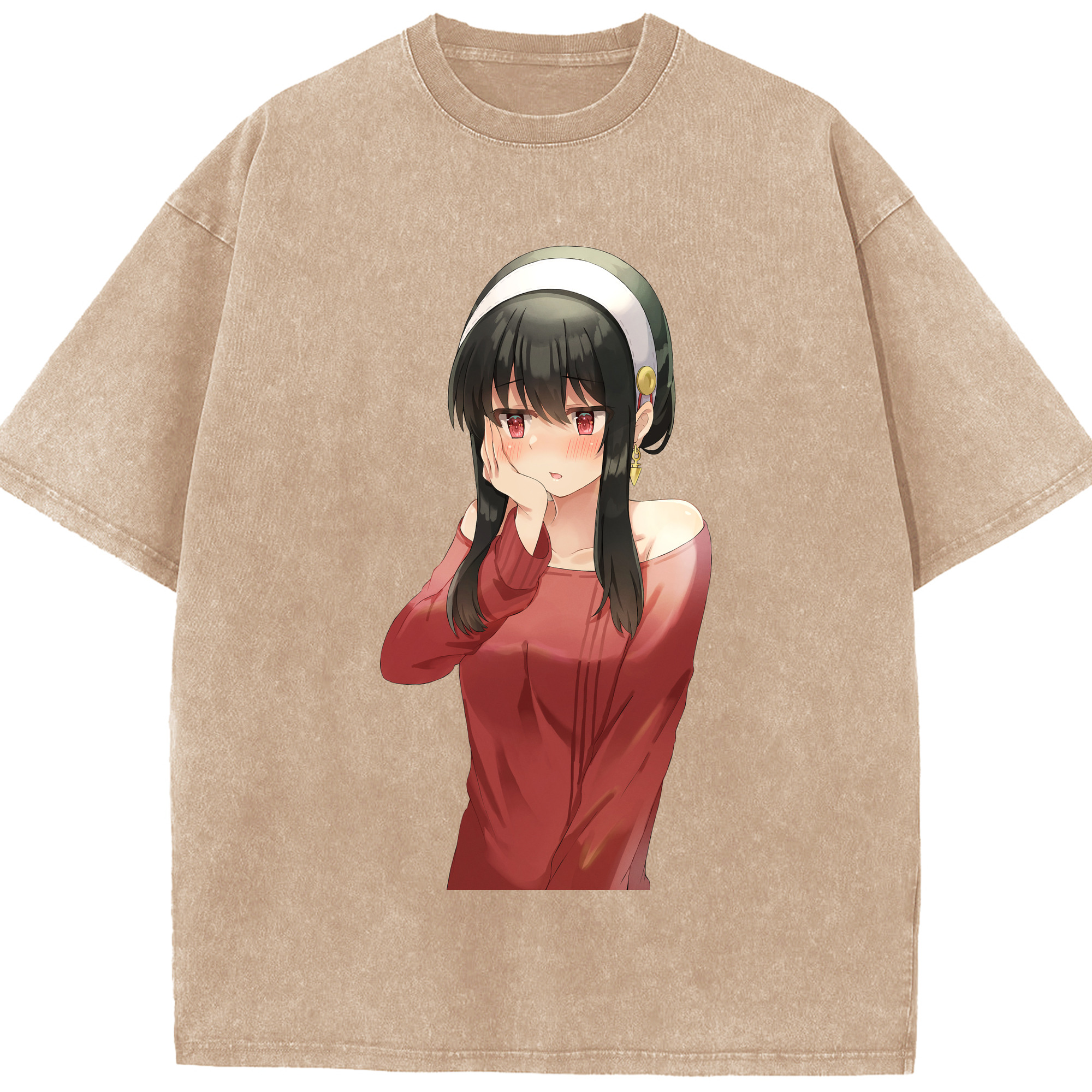 （画像用） SPY×FAMILY间谍家家酒 綿100% ヴィンテージ風 半袖Tシャツ（フロントプリント）