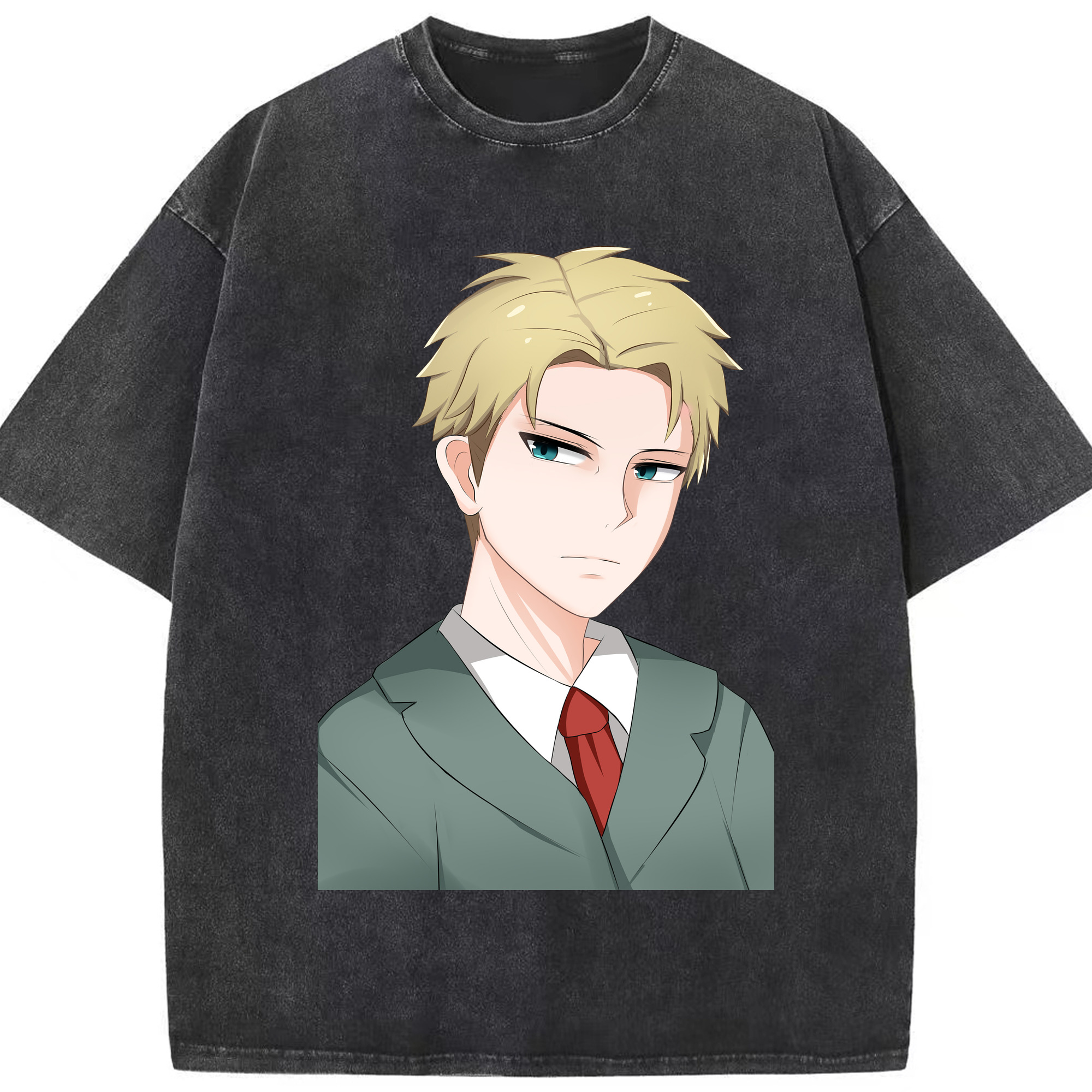 （画像用） SPY×FAMILY间谍家家酒 綿100% ヴィンテージ風 半袖Tシャツ（フロントプリント）