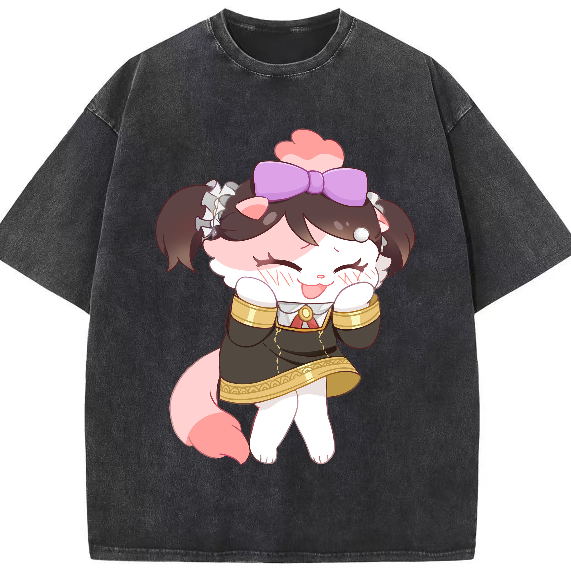 （画像用） SPY×FAMILY间谍家家酒 綿100% ヴィンテージ風 半袖Tシャツ（フロントプリント）
