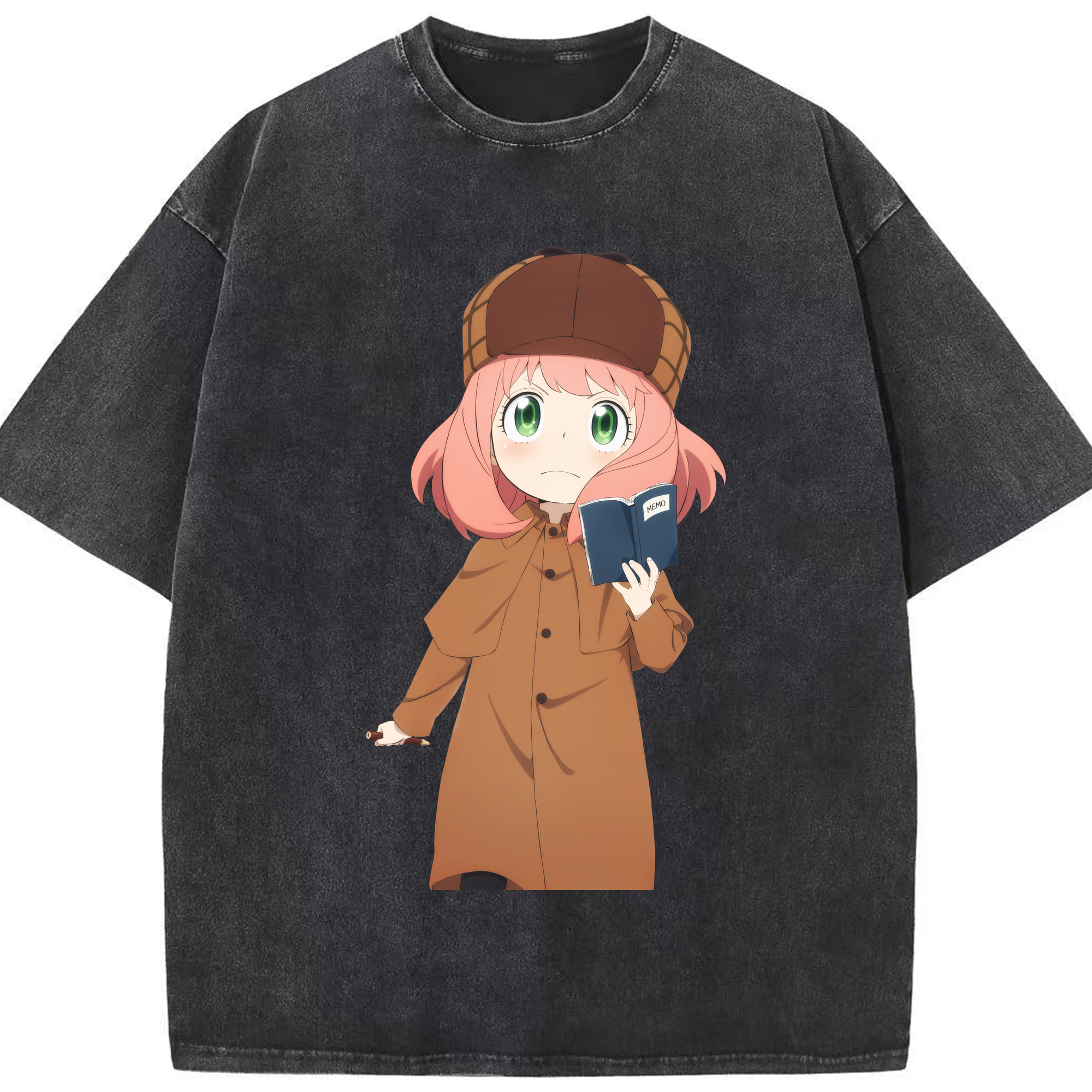 （画像用） SPY×FAMILY间谍家家酒 綿100% ヴィンテージ風 半袖Tシャツ（フロントプリント）