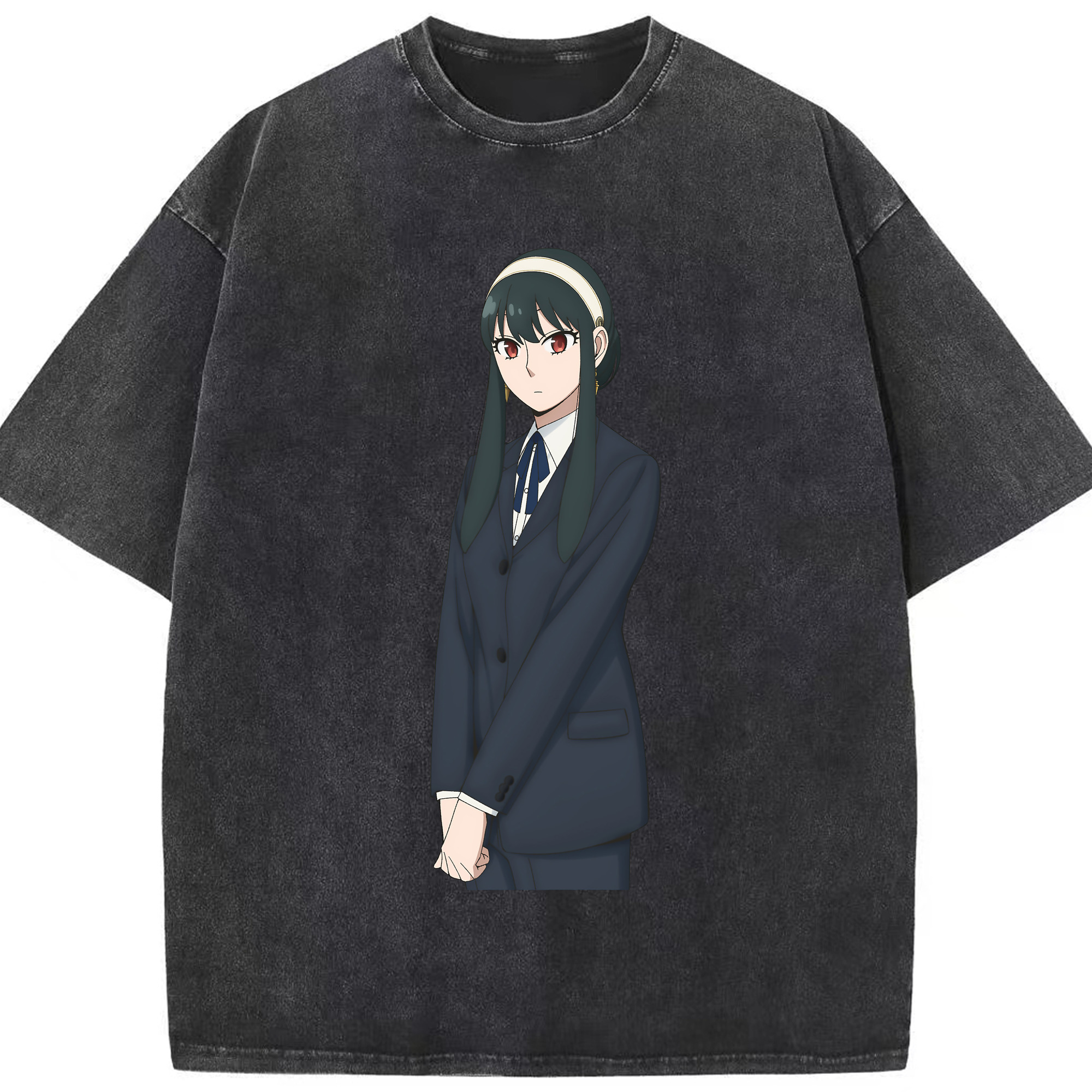 （画像用） SPY×FAMILY间谍家家酒 綿100% ヴィンテージ風 半袖Tシャツ（フロントプリント）
