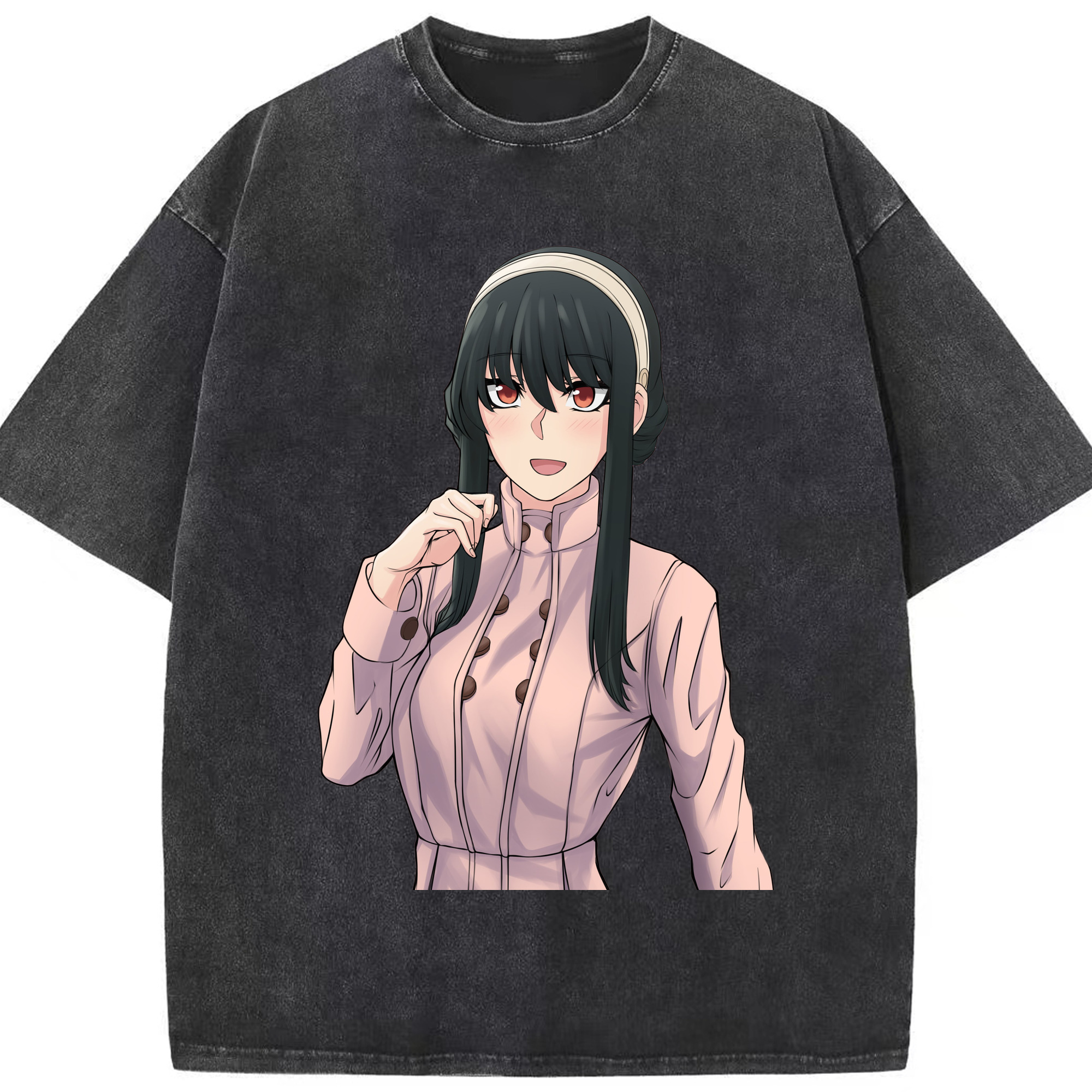 （画像用） SPY×FAMILY间谍家家酒 綿100% ヴィンテージ風 半袖Tシャツ（フロントプリント）