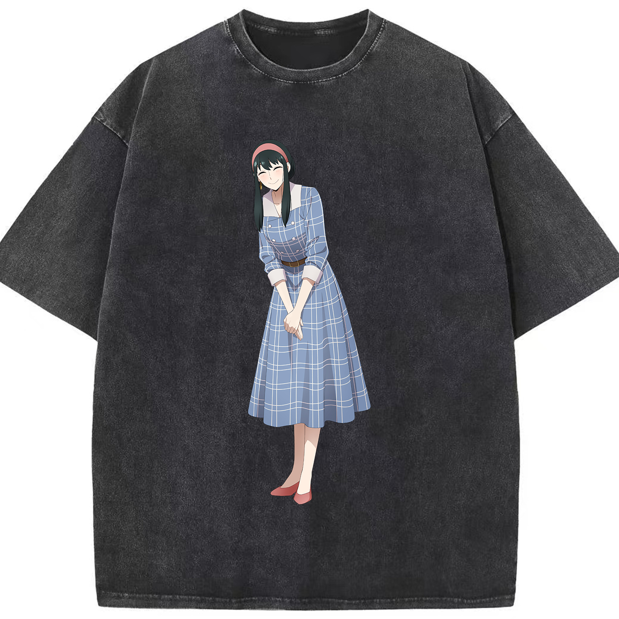 （画像用） SPY×FAMILY间谍家家酒 綿100% ヴィンテージ風 半袖Tシャツ（フロントプリント）