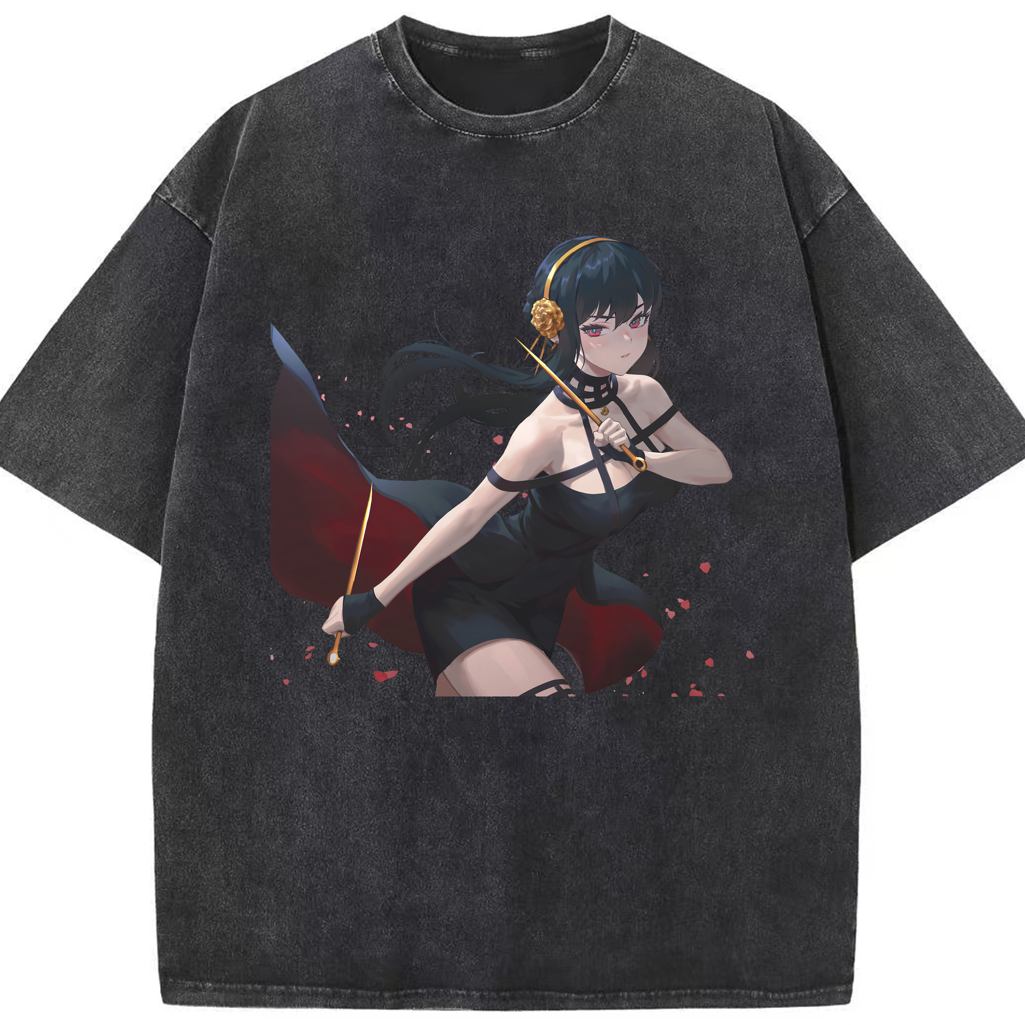 （画像用） SPY×FAMILY间谍家家酒 綿100% ヴィンテージ風 半袖Tシャツ（フロントプリント）