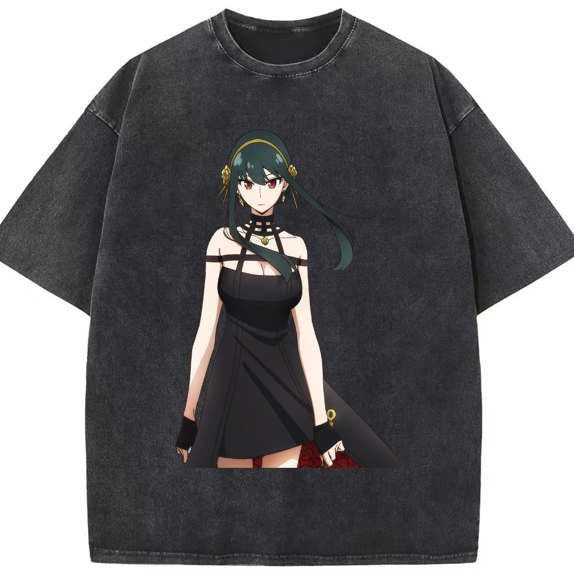 （画像用） SPY×FAMILY间谍家家酒 綿100% ヴィンテージ風 半袖Tシャツ（フロントプリント）