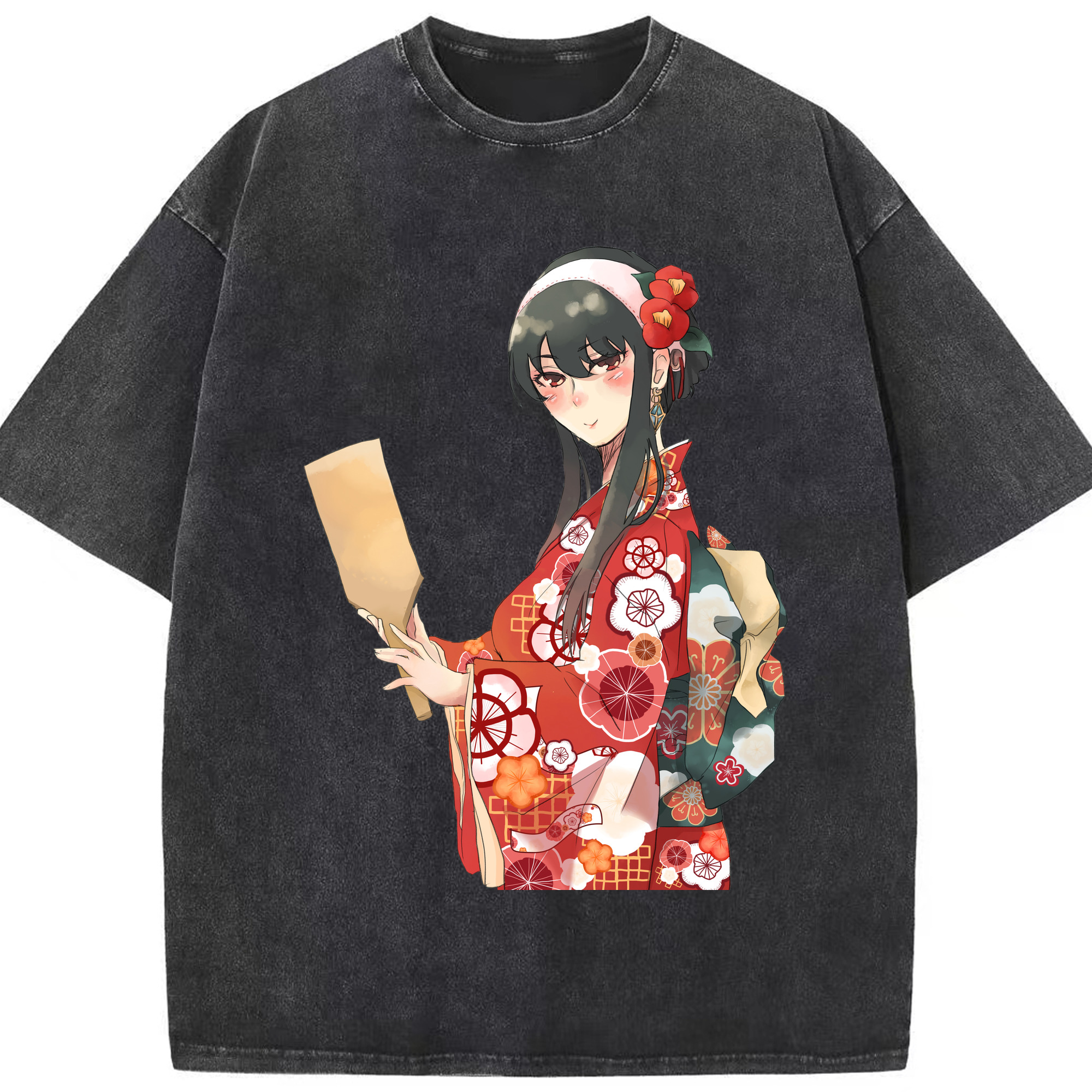 （画像用） SPY×FAMILY间谍家家酒 綿100% ヴィンテージ風 半袖Tシャツ（フロントプリント）