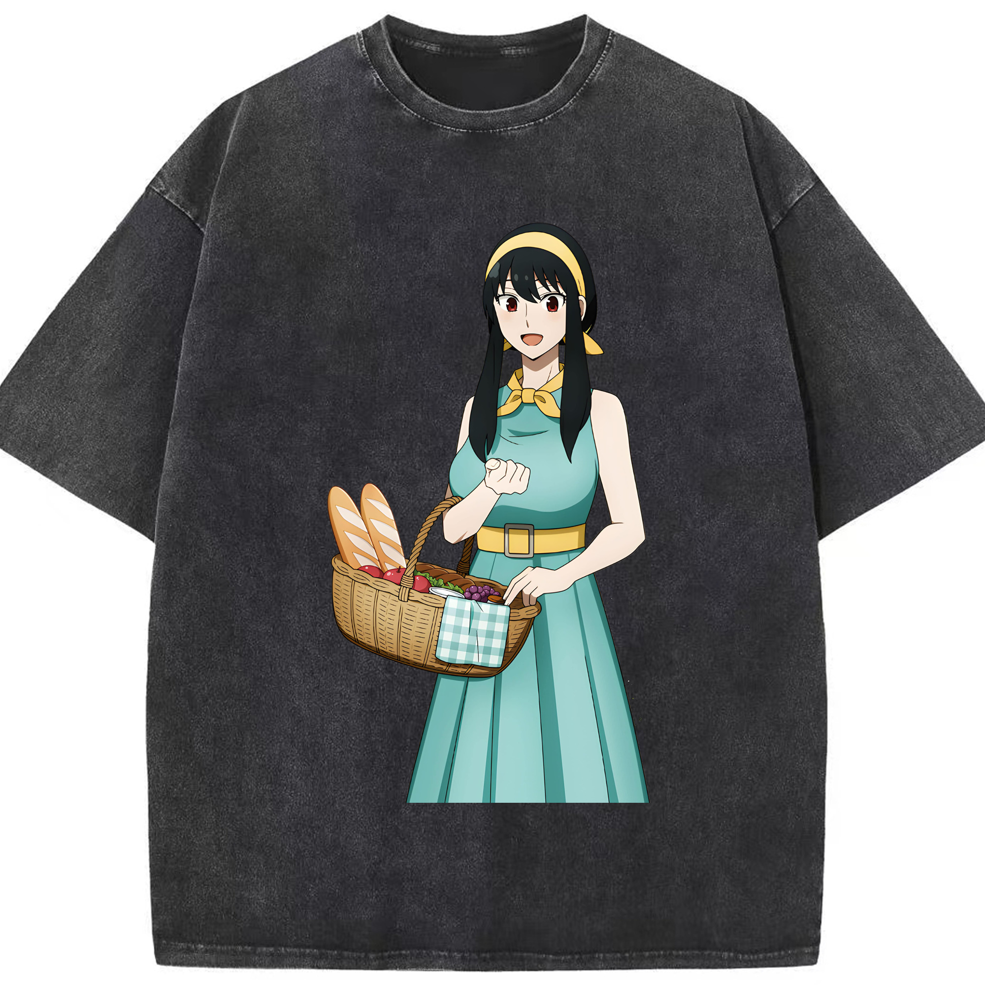 （画像用） SPY×FAMILY间谍家家酒 綿100% ヴィンテージ風 半袖Tシャツ（フロントプリント）