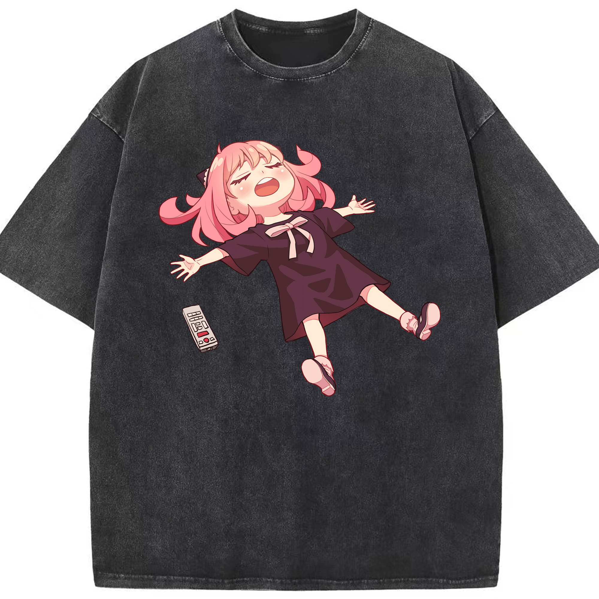 （画像用） SPY×FAMILY间谍家家酒 綿100% ヴィンテージ風 半袖Tシャツ（フロントプリント）