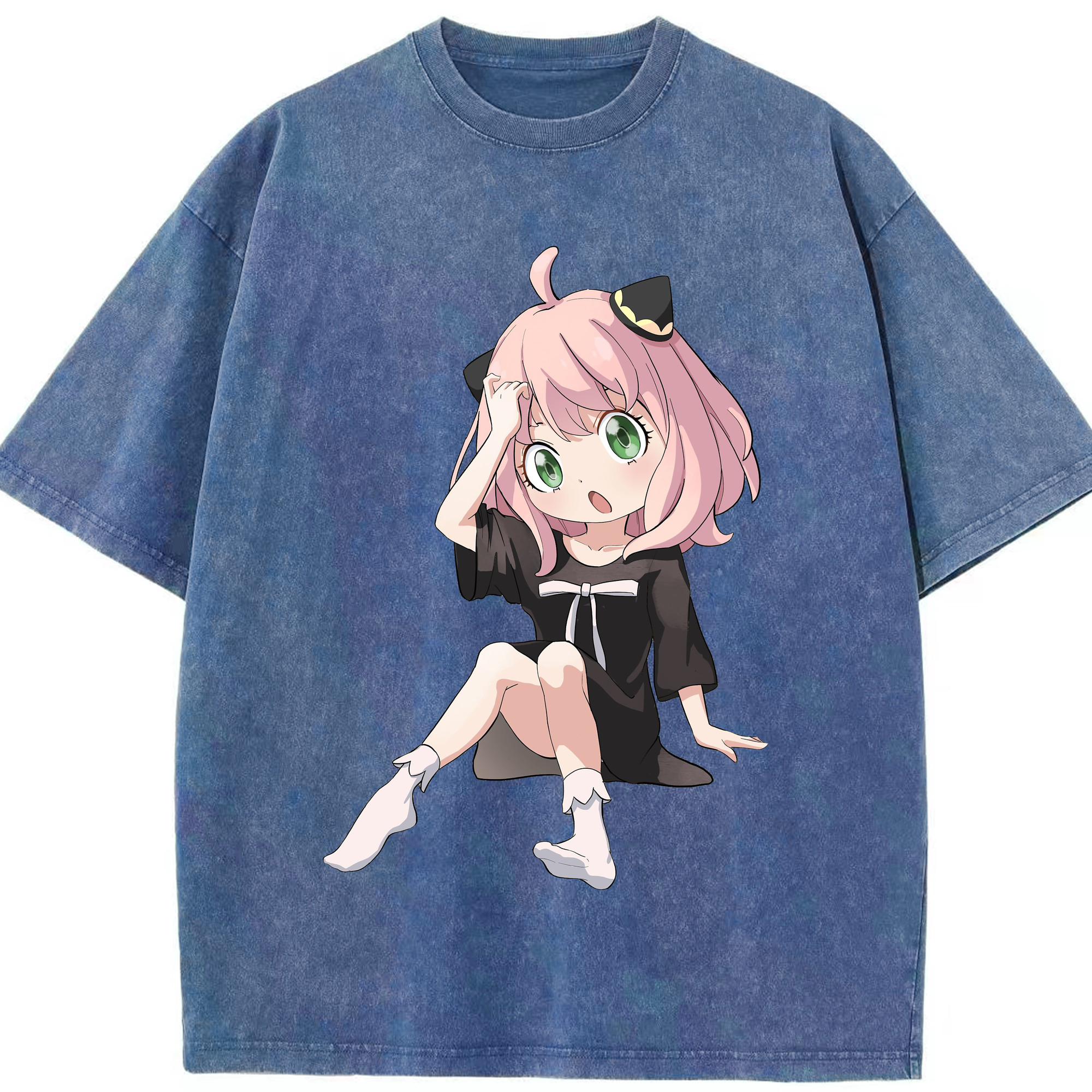 （画像用） SPY×FAMILY间谍家家酒 綿100% ヴィンテージ風 半袖Tシャツ（フロントプリント）