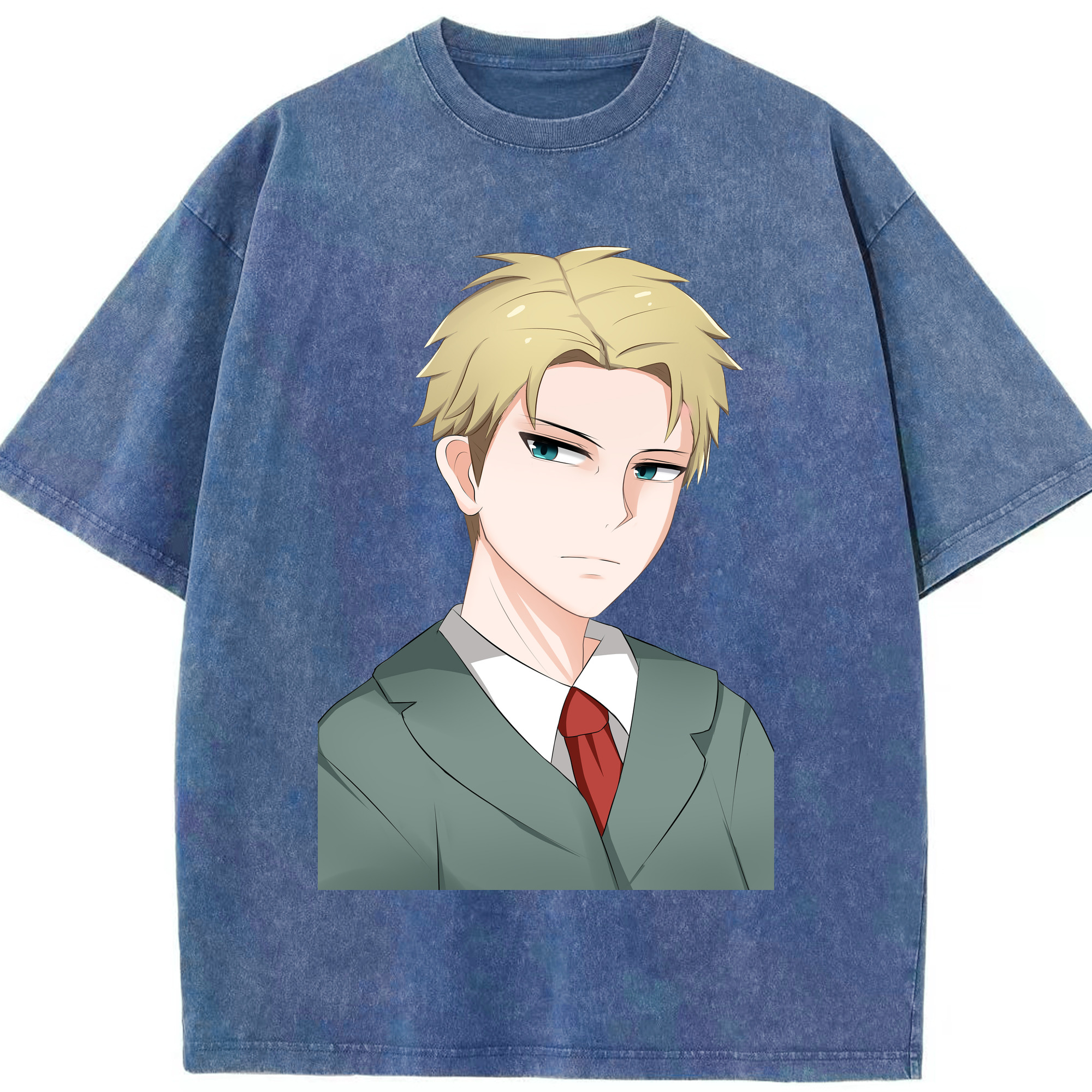 （画像用） SPY×FAMILY间谍家家酒 綿100% ヴィンテージ風 半袖Tシャツ（フロントプリント）