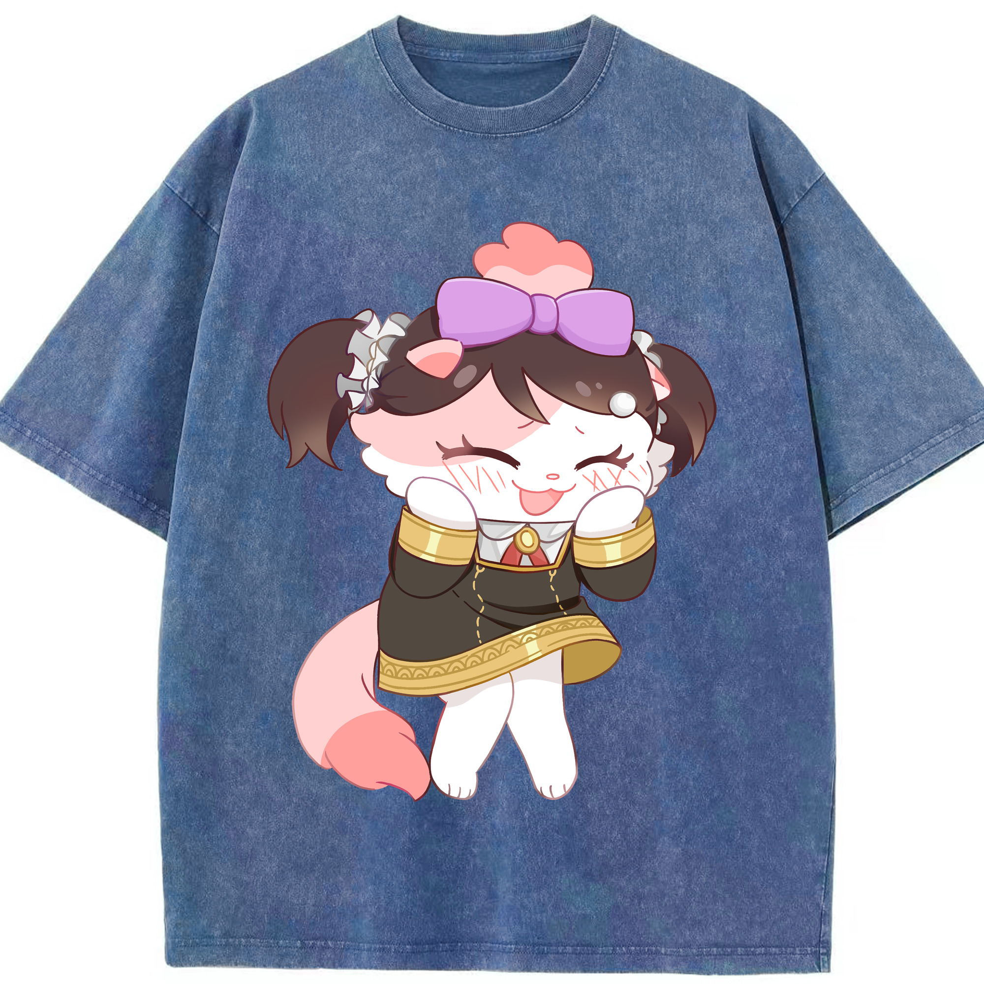 （画像用） SPY×FAMILY间谍家家酒 綿100% ヴィンテージ風 半袖Tシャツ（フロントプリント）