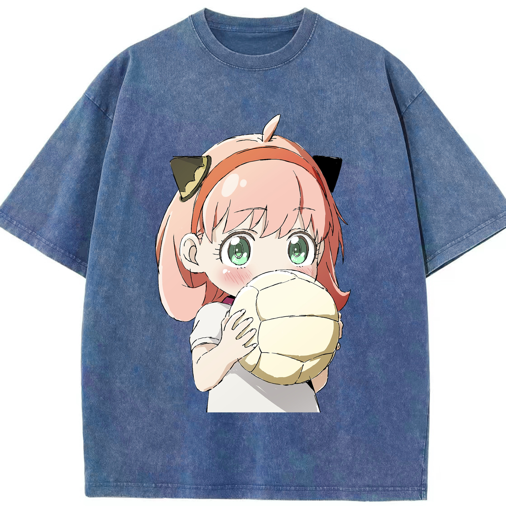 （画像用） SPY×FAMILY间谍家家酒 綿100% ヴィンテージ風 半袖Tシャツ（フロントプリント）