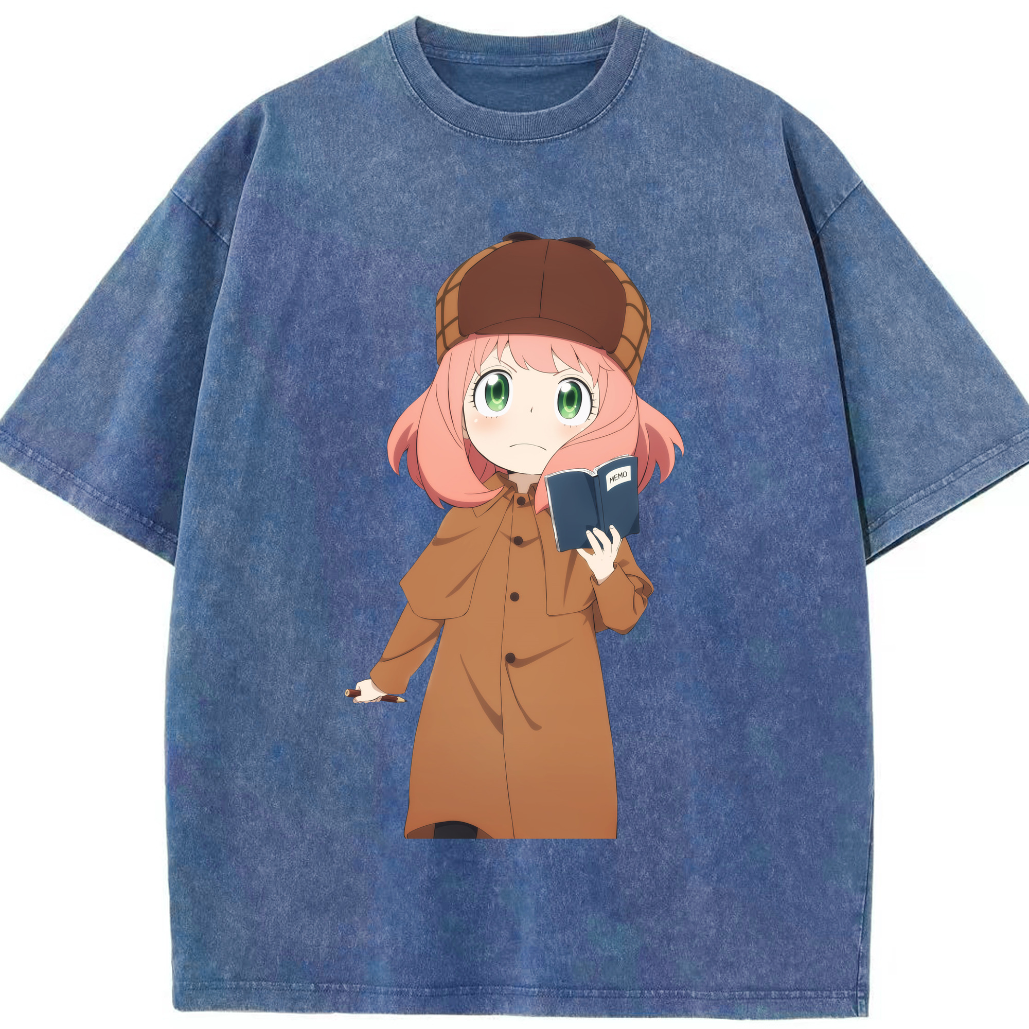 （画像用） SPY×FAMILY间谍家家酒 綿100% ヴィンテージ風 半袖Tシャツ（フロントプリント）