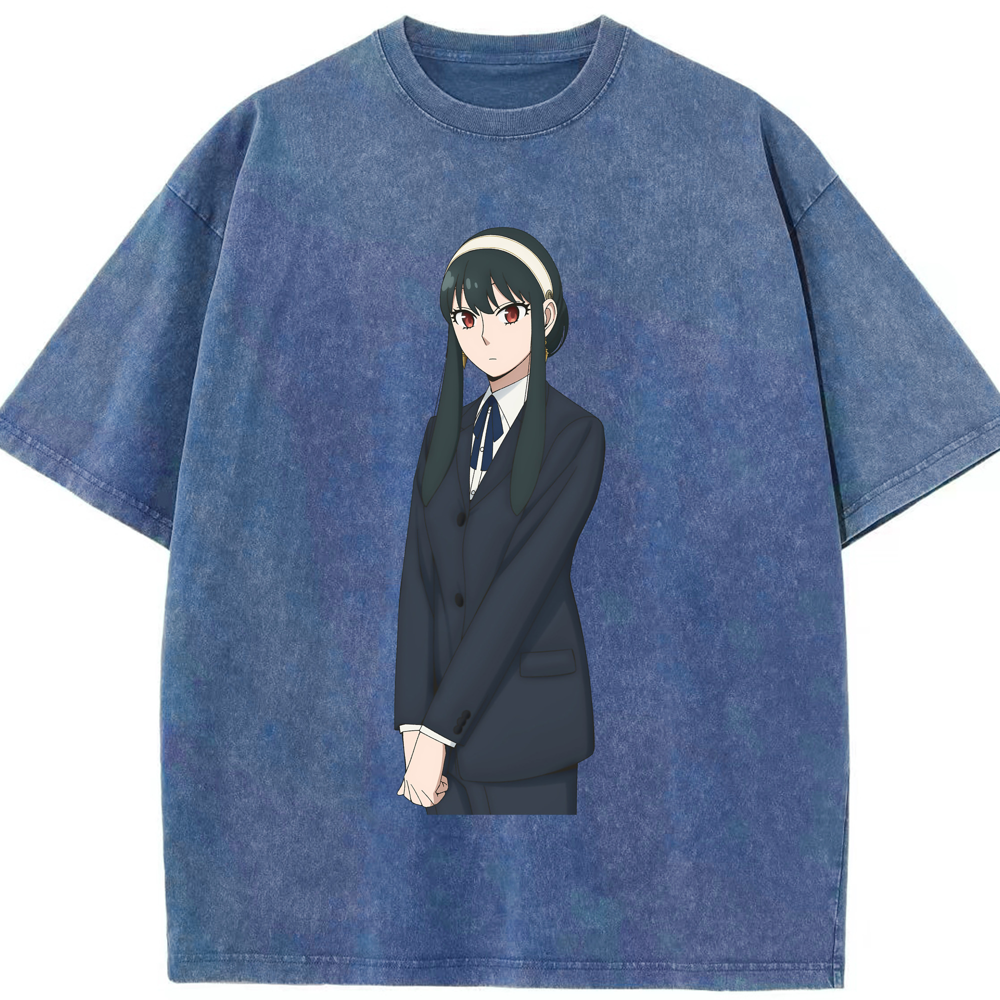 （画像用） SPY×FAMILY间谍家家酒 綿100% ヴィンテージ風 半袖Tシャツ（フロントプリント）