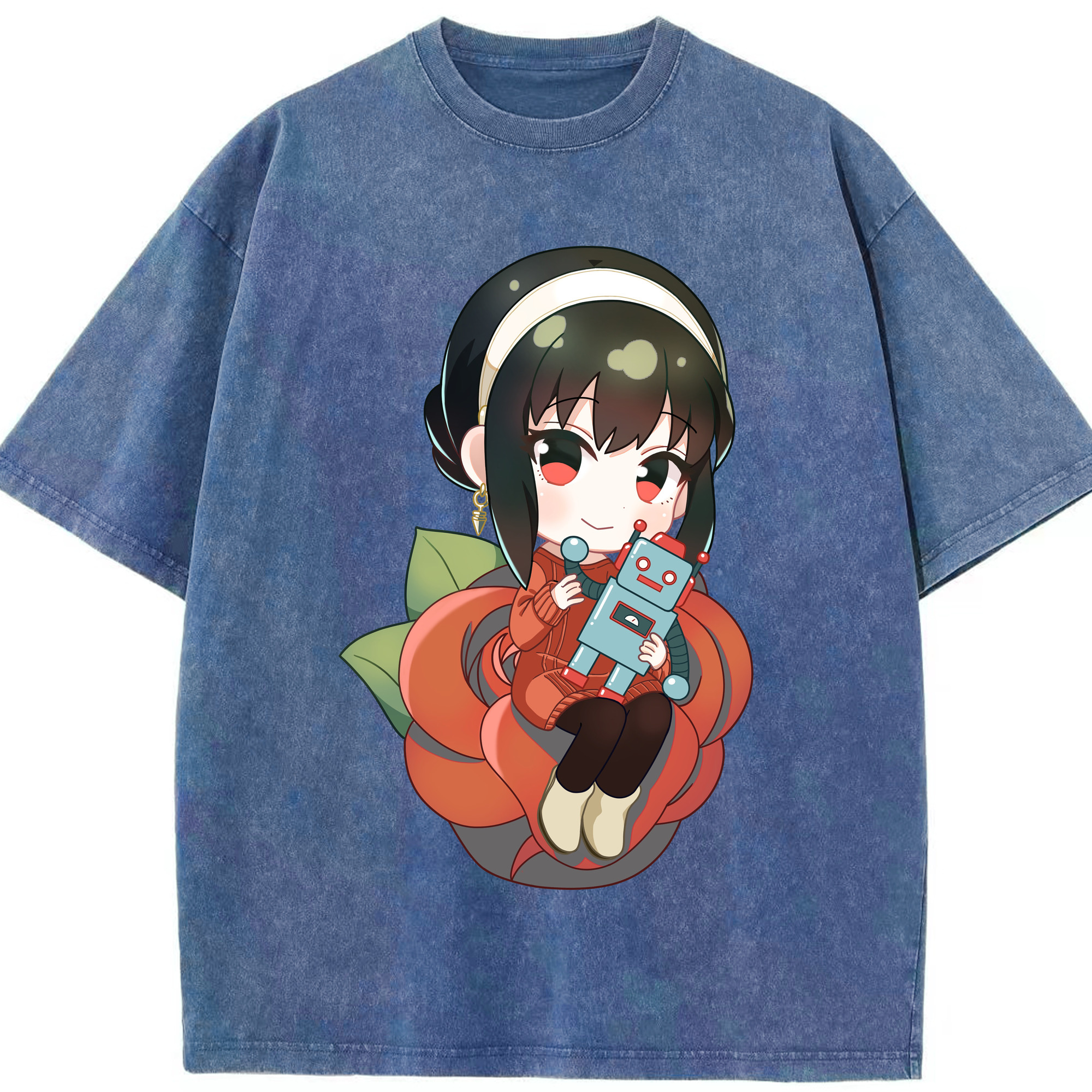 （画像用） SPY×FAMILY间谍家家酒 綿100% ヴィンテージ風 半袖Tシャツ（フロントプリント）