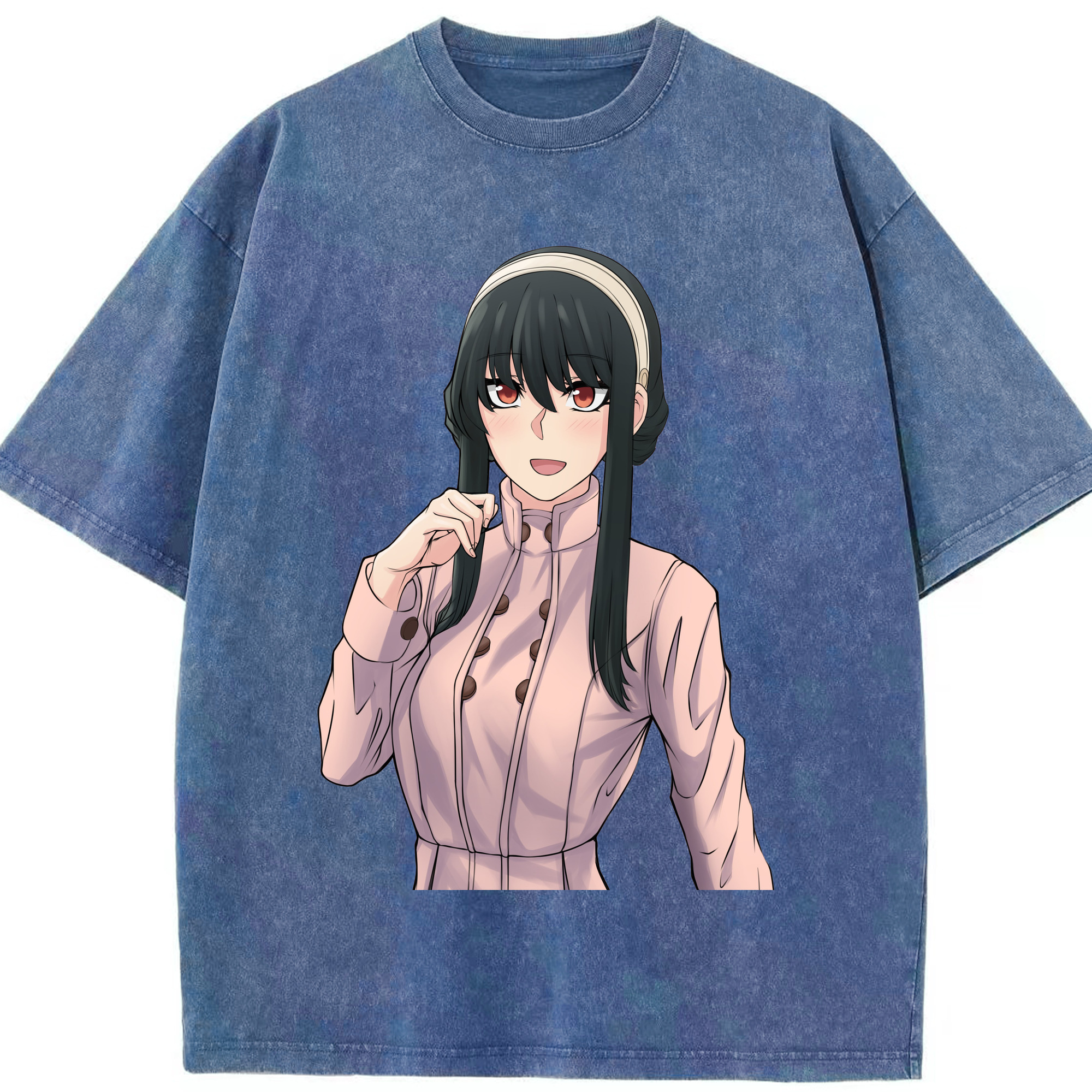 （画像用） SPY×FAMILY间谍家家酒 綿100% ヴィンテージ風 半袖Tシャツ（フロントプリント）