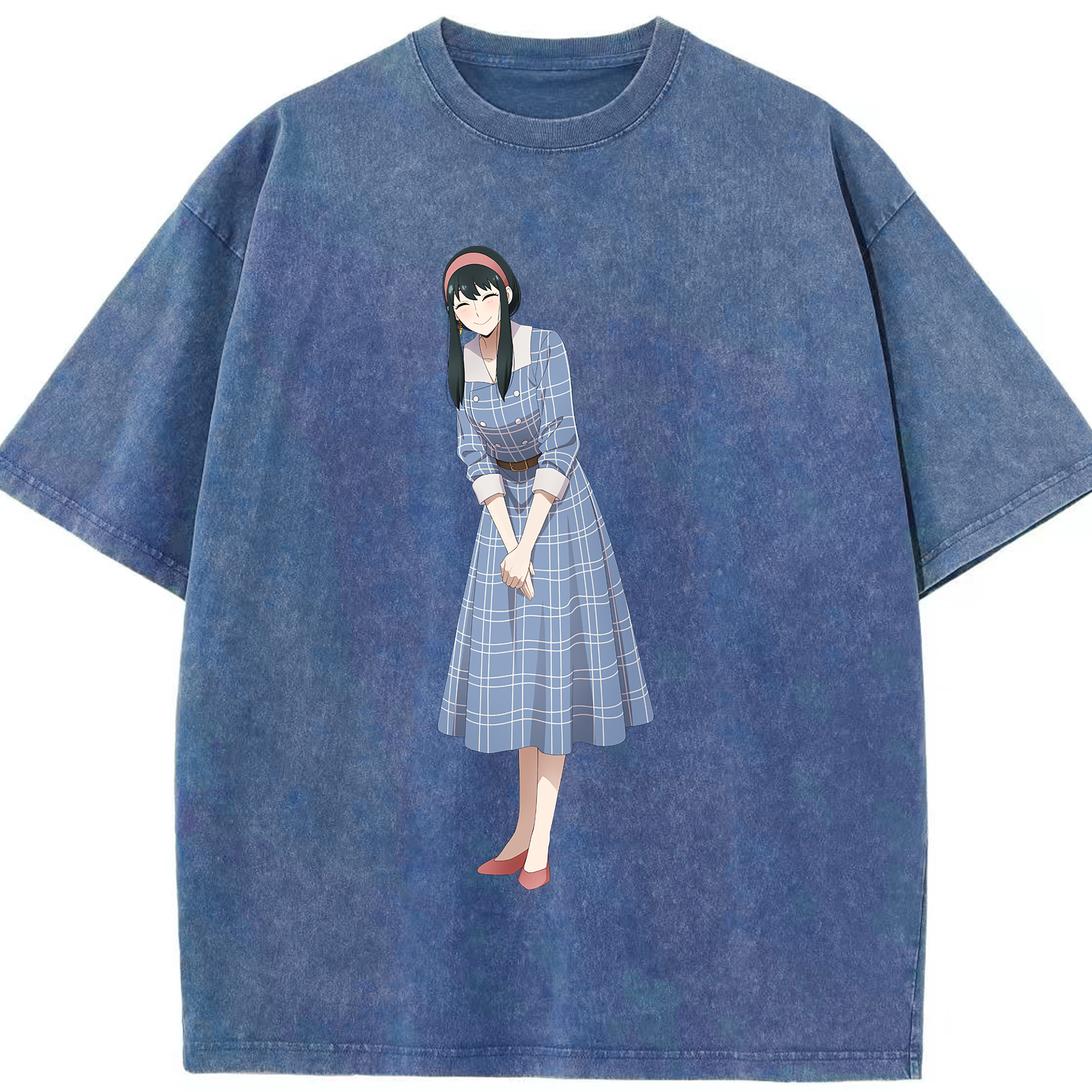（画像用） SPY×FAMILY间谍家家酒 綿100% ヴィンテージ風 半袖Tシャツ（フロントプリント）