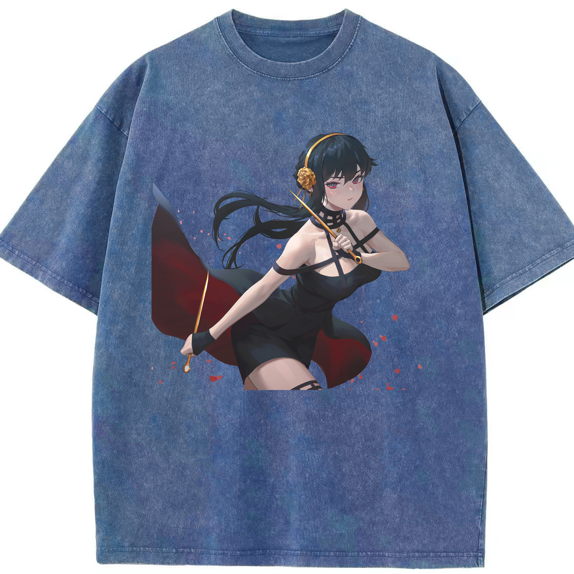 （画像用） SPY×FAMILY间谍家家酒 綿100% ヴィンテージ風 半袖Tシャツ（フロントプリント）