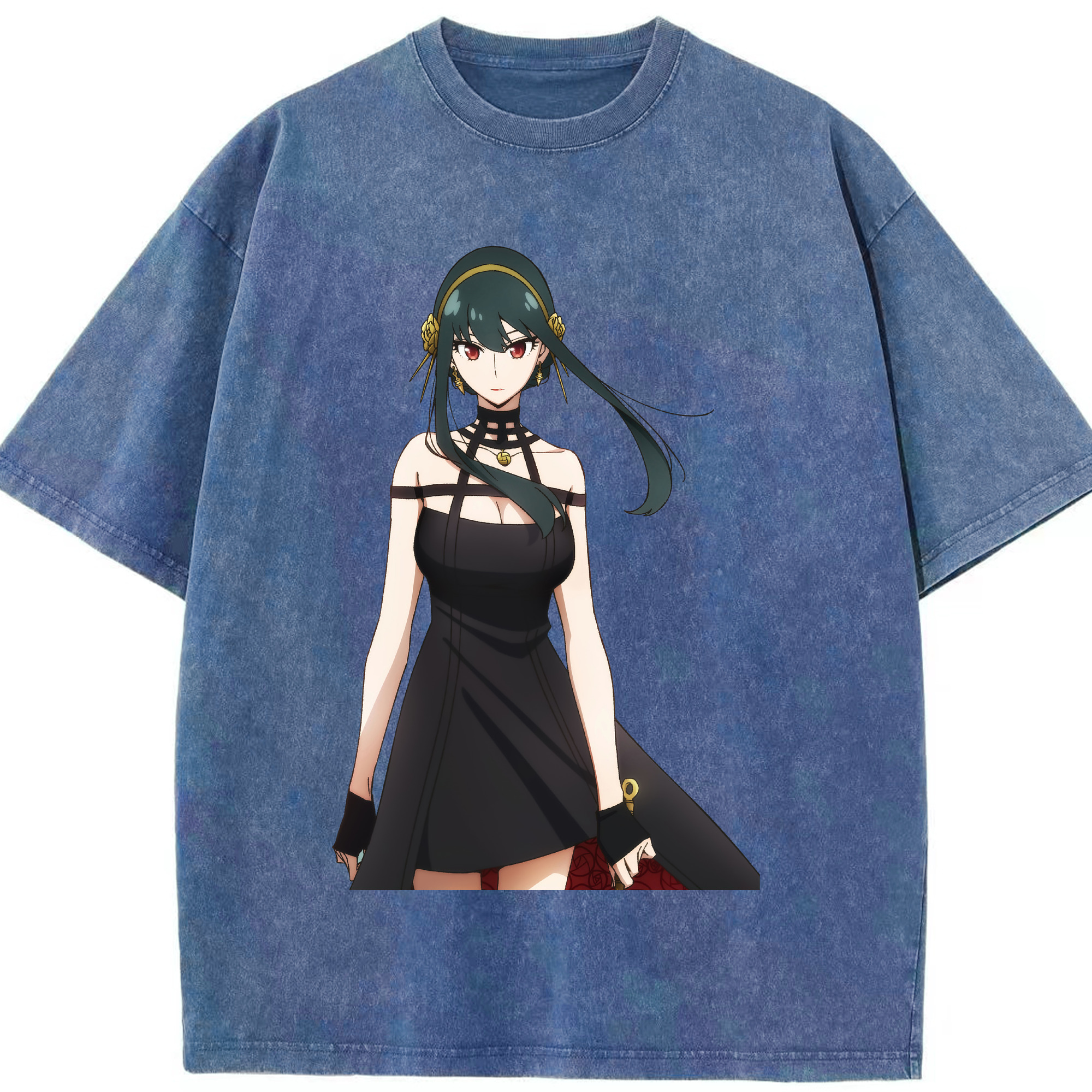 （画像用） SPY×FAMILY间谍家家酒 綿100% ヴィンテージ風 半袖Tシャツ（フロントプリント）