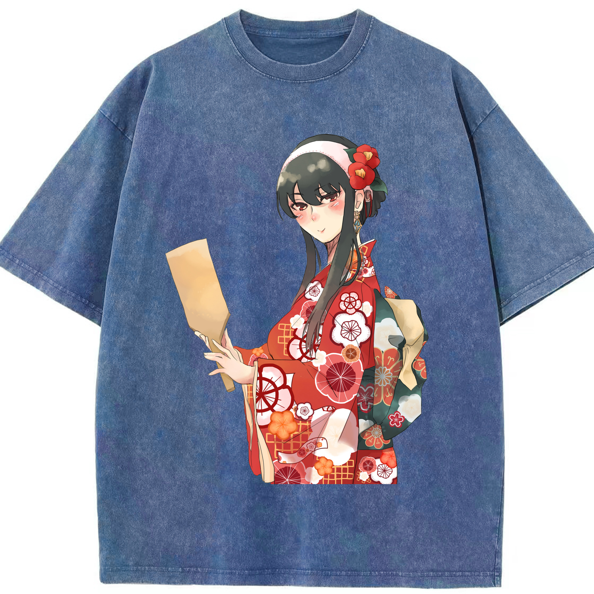 （画像用） SPY×FAMILY间谍家家酒 綿100% ヴィンテージ風 半袖Tシャツ（フロントプリント）