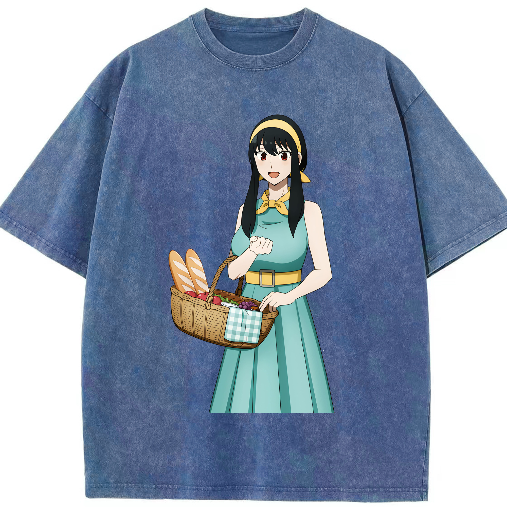 （画像用） SPY×FAMILY间谍家家酒 綿100% ヴィンテージ風 半袖Tシャツ（フロントプリント）