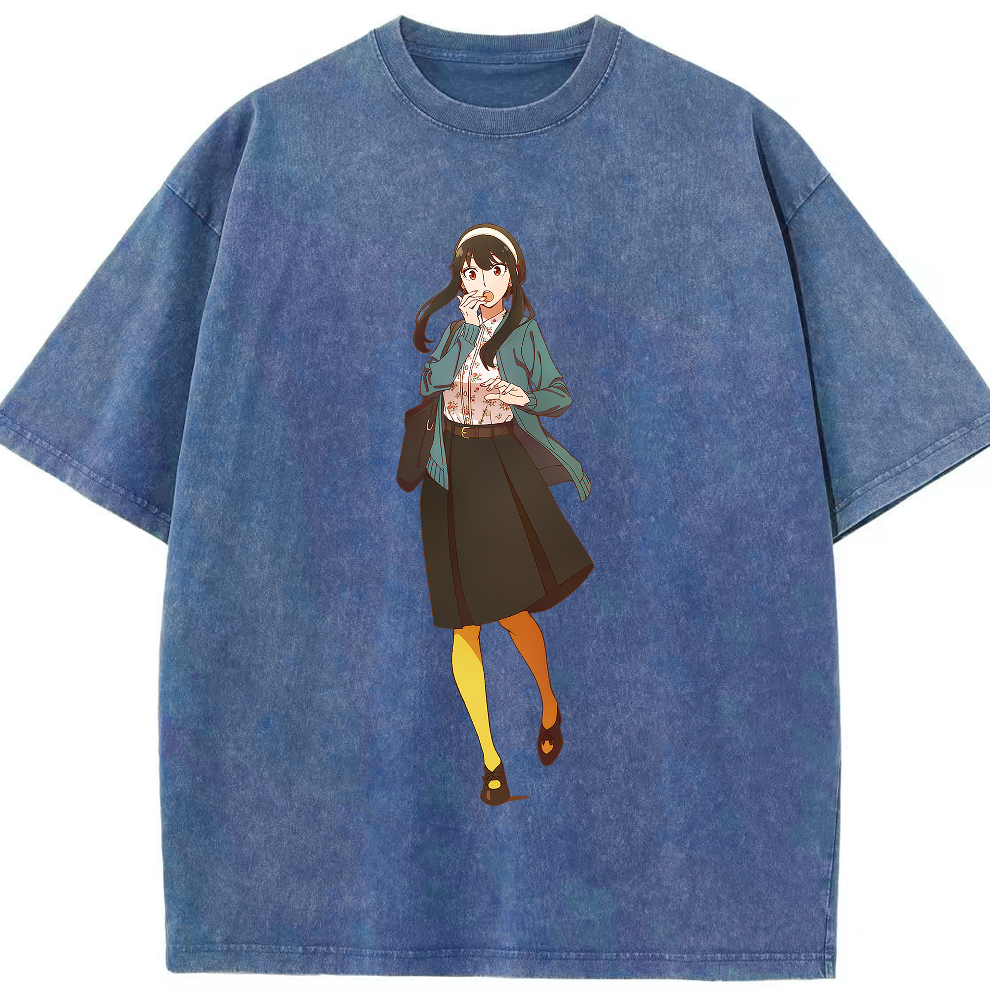 （画像用） SPY×FAMILY间谍家家酒 綿100% ヴィンテージ風 半袖Tシャツ（フロントプリント）