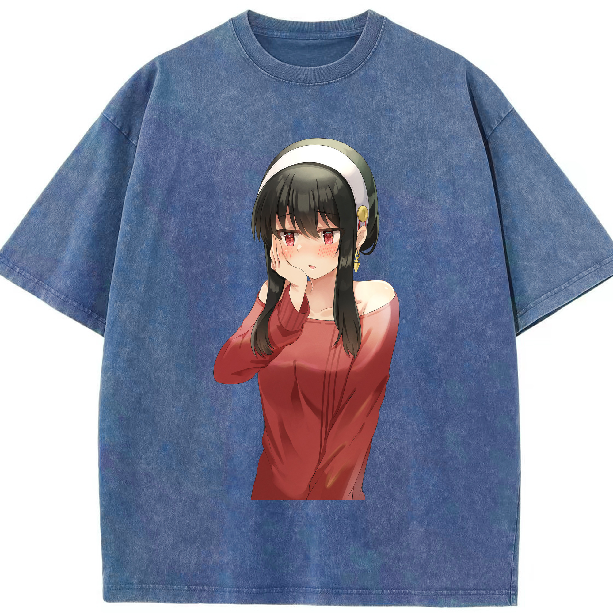 （画像用） SPY×FAMILY间谍家家酒 綿100% ヴィンテージ風 半袖Tシャツ（フロントプリント）