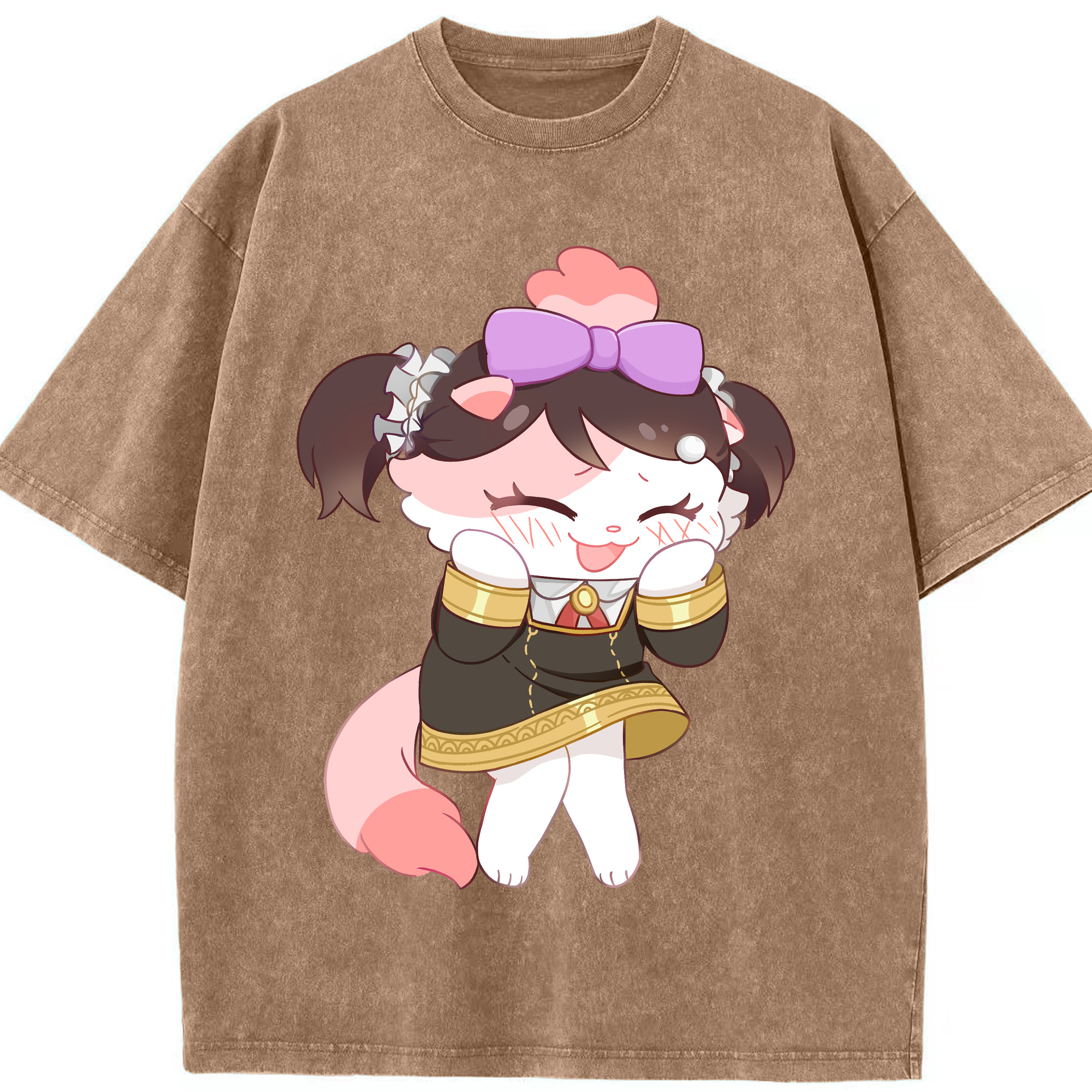 （画像用） SPY×FAMILY间谍家家酒 綿100% ヴィンテージ風 半袖Tシャツ（フロントプリント）