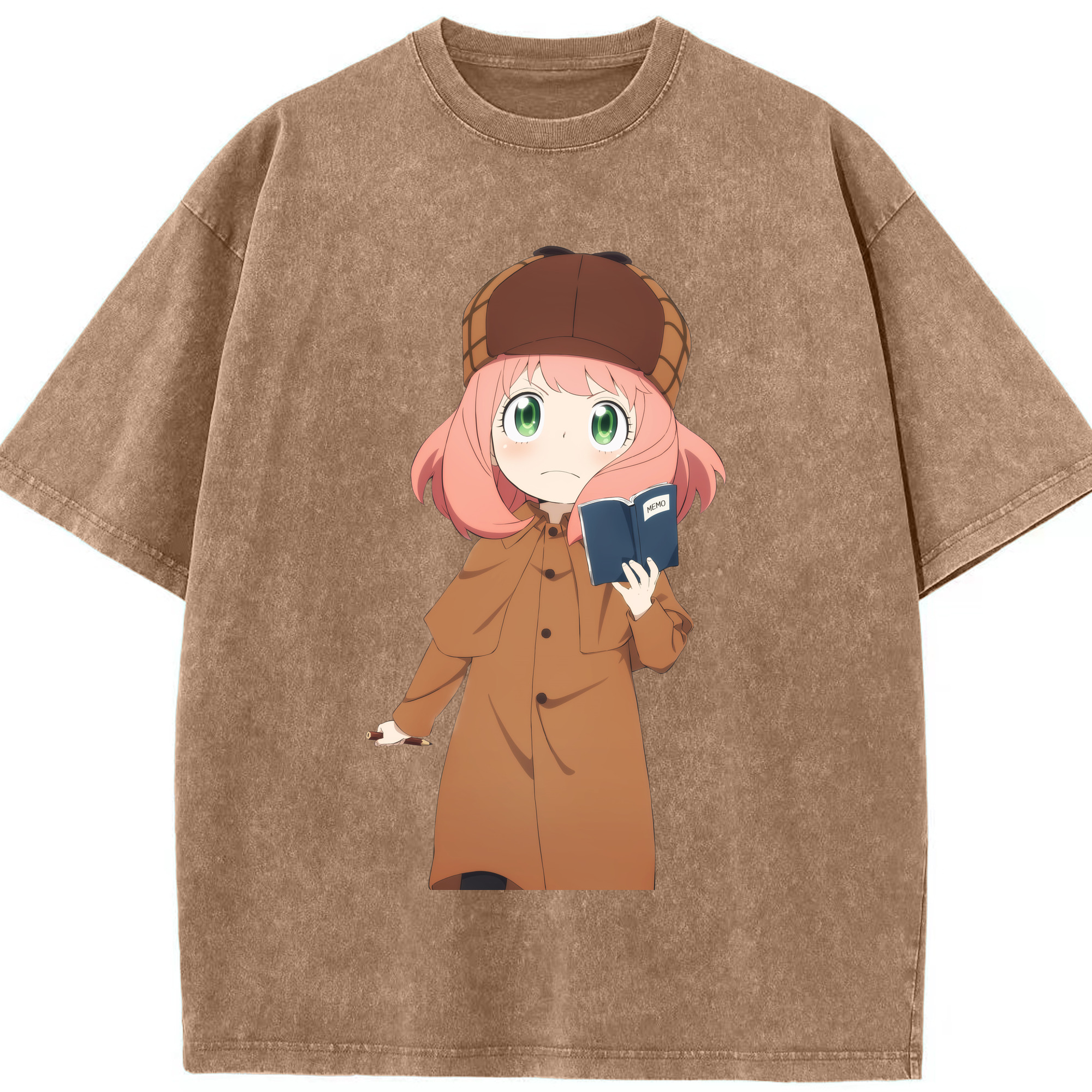 （画像用） SPY×FAMILY间谍家家酒 綿100% ヴィンテージ風 半袖Tシャツ（フロントプリント）