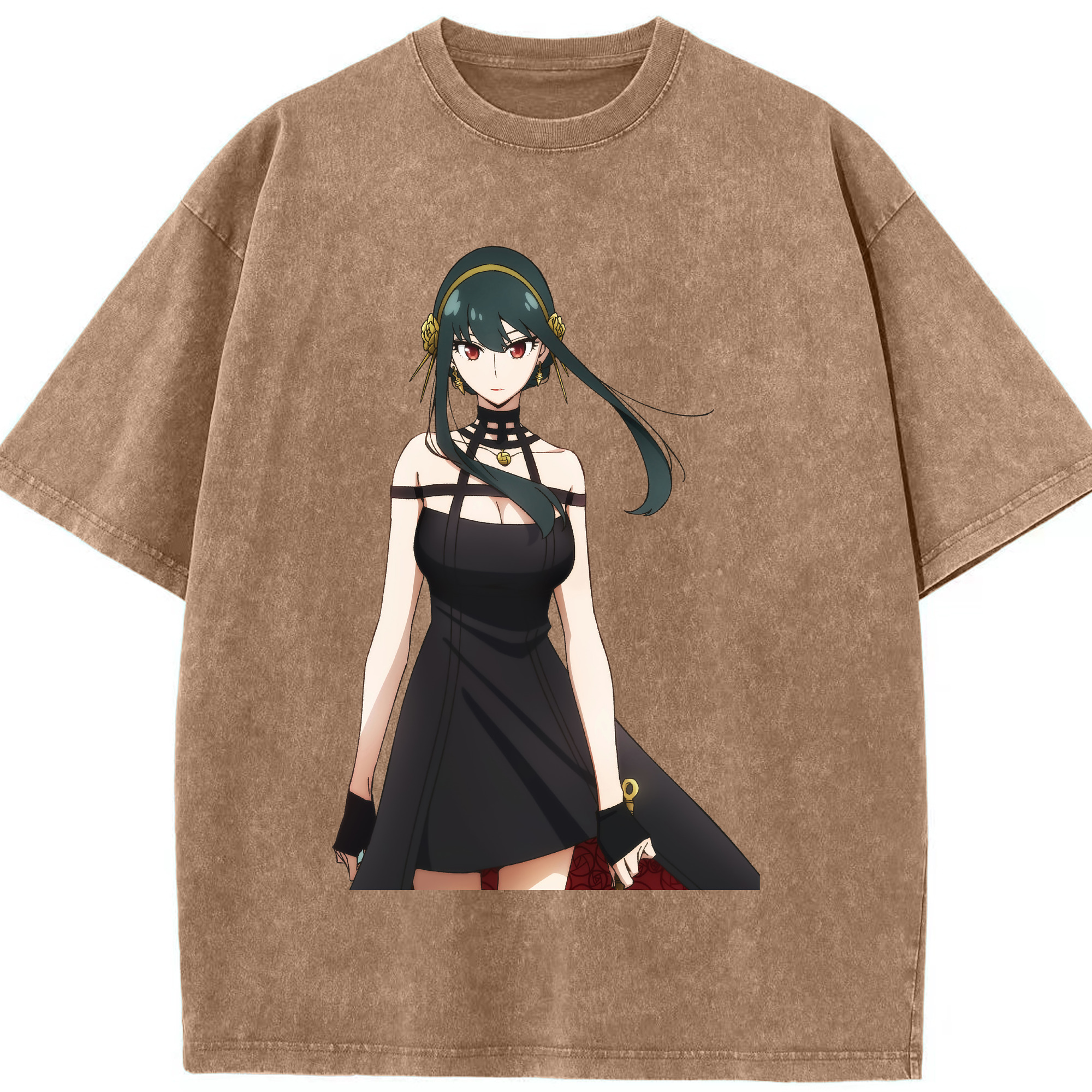 （画像用） SPY×FAMILY间谍家家酒 綿100% ヴィンテージ風 半袖Tシャツ（フロントプリント）