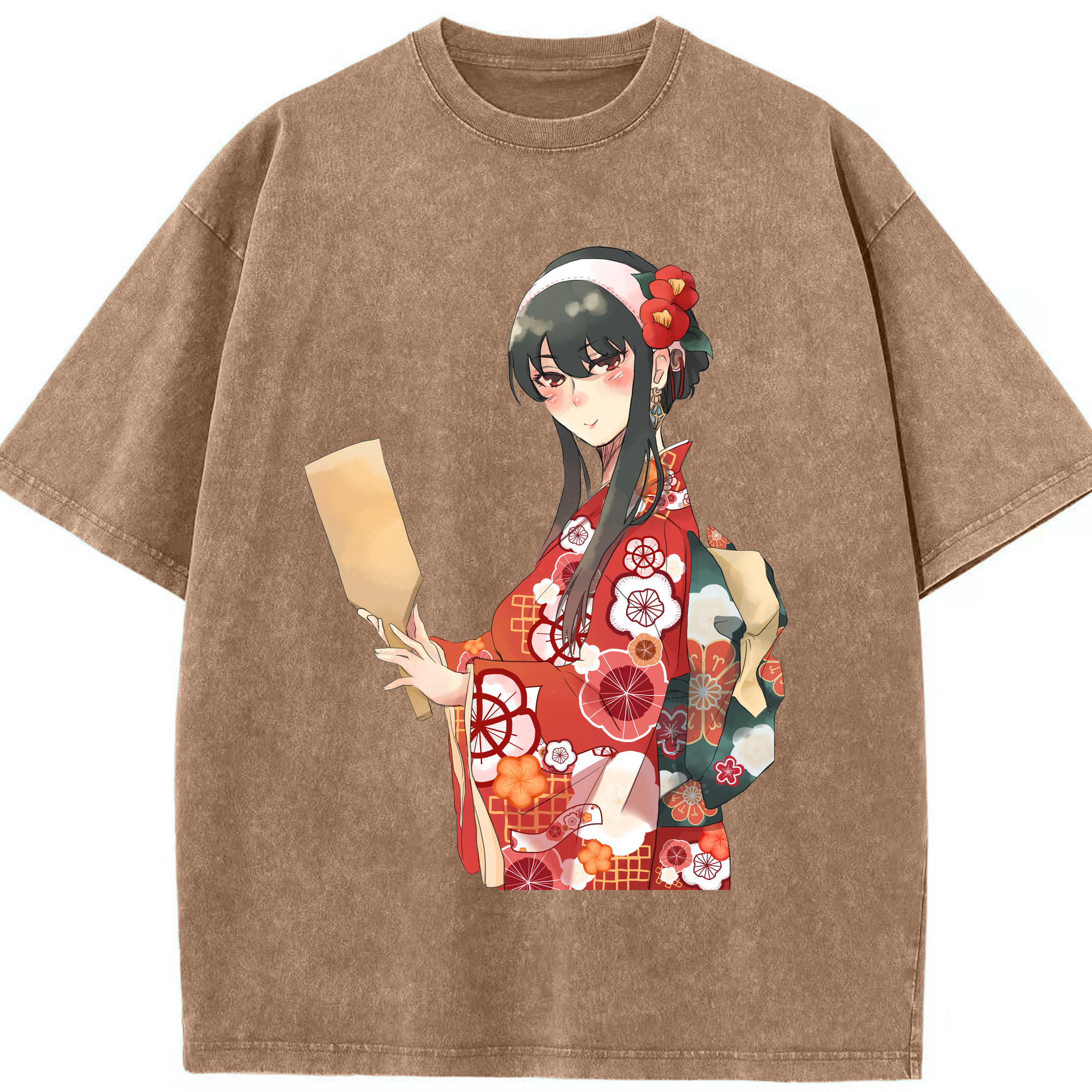 （画像用） SPY×FAMILY间谍家家酒 綿100% ヴィンテージ風 半袖Tシャツ（フロントプリント）
