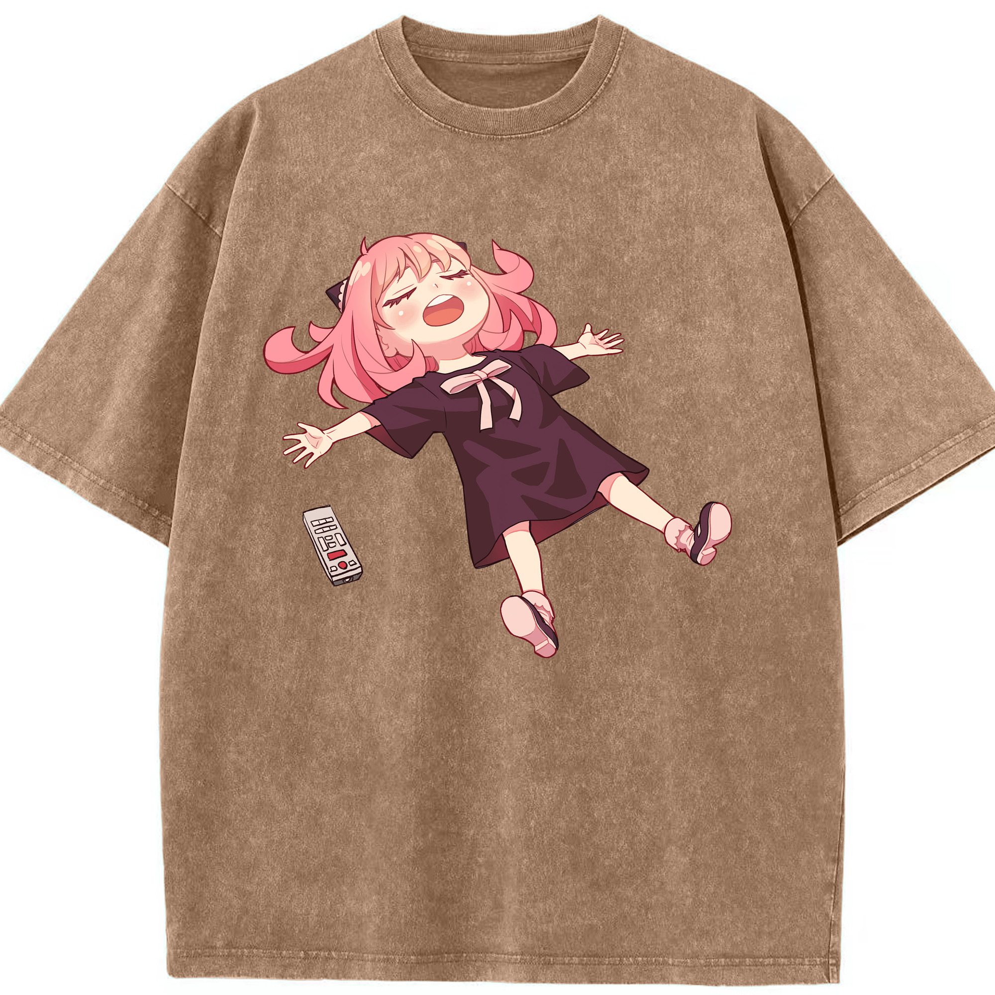 （画像用） SPY×FAMILY间谍家家酒 綿100% ヴィンテージ風 半袖Tシャツ（フロントプリント）