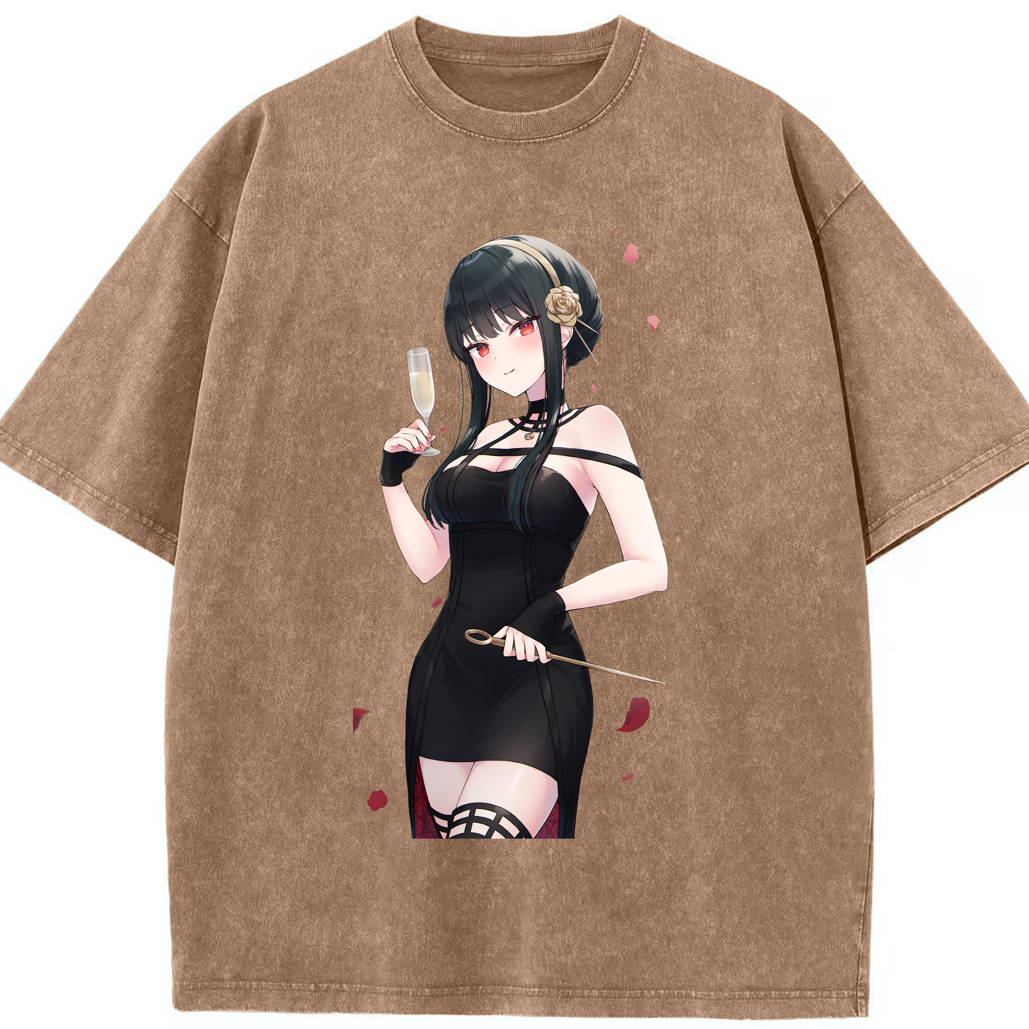 （画像用） SPY×FAMILY间谍家家酒 綿100% ヴィンテージ風 半袖Tシャツ（フロントプリント）