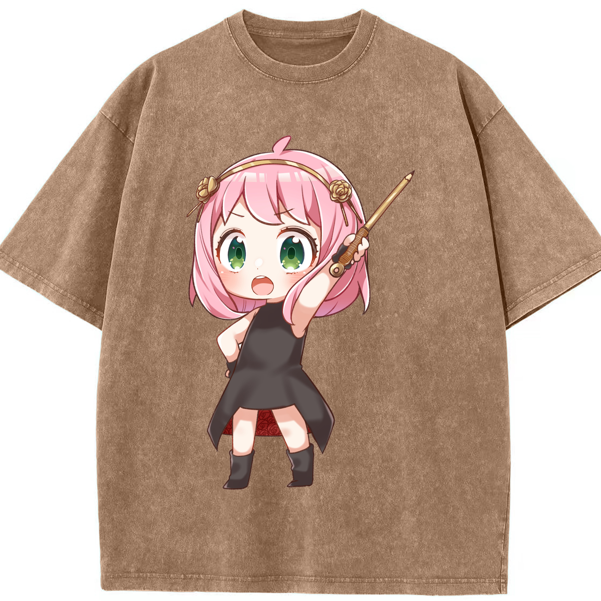 （画像用） SPY×FAMILY间谍家家酒 綿100% ヴィンテージ風 半袖Tシャツ（フロントプリント）