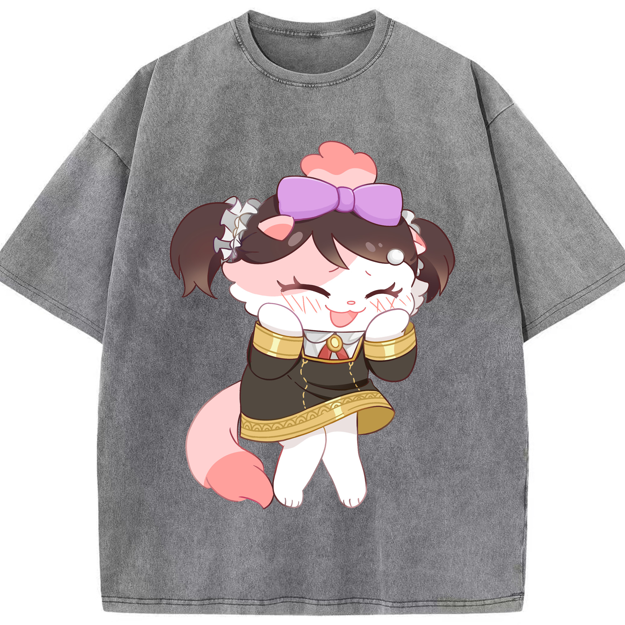 （画像用） SPY×FAMILY间谍家家酒 綿100% ヴィンテージ風 半袖Tシャツ（フロントプリント）