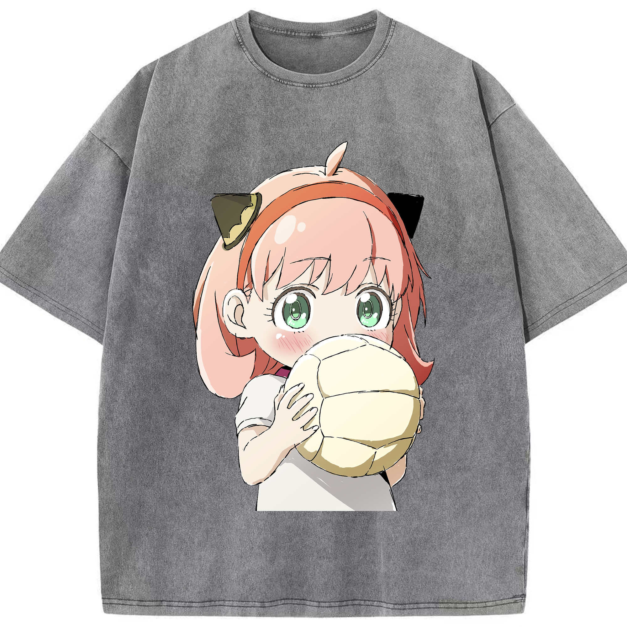 （画像用） SPY×FAMILY间谍家家酒 綿100% ヴィンテージ風 半袖Tシャツ（フロントプリント）