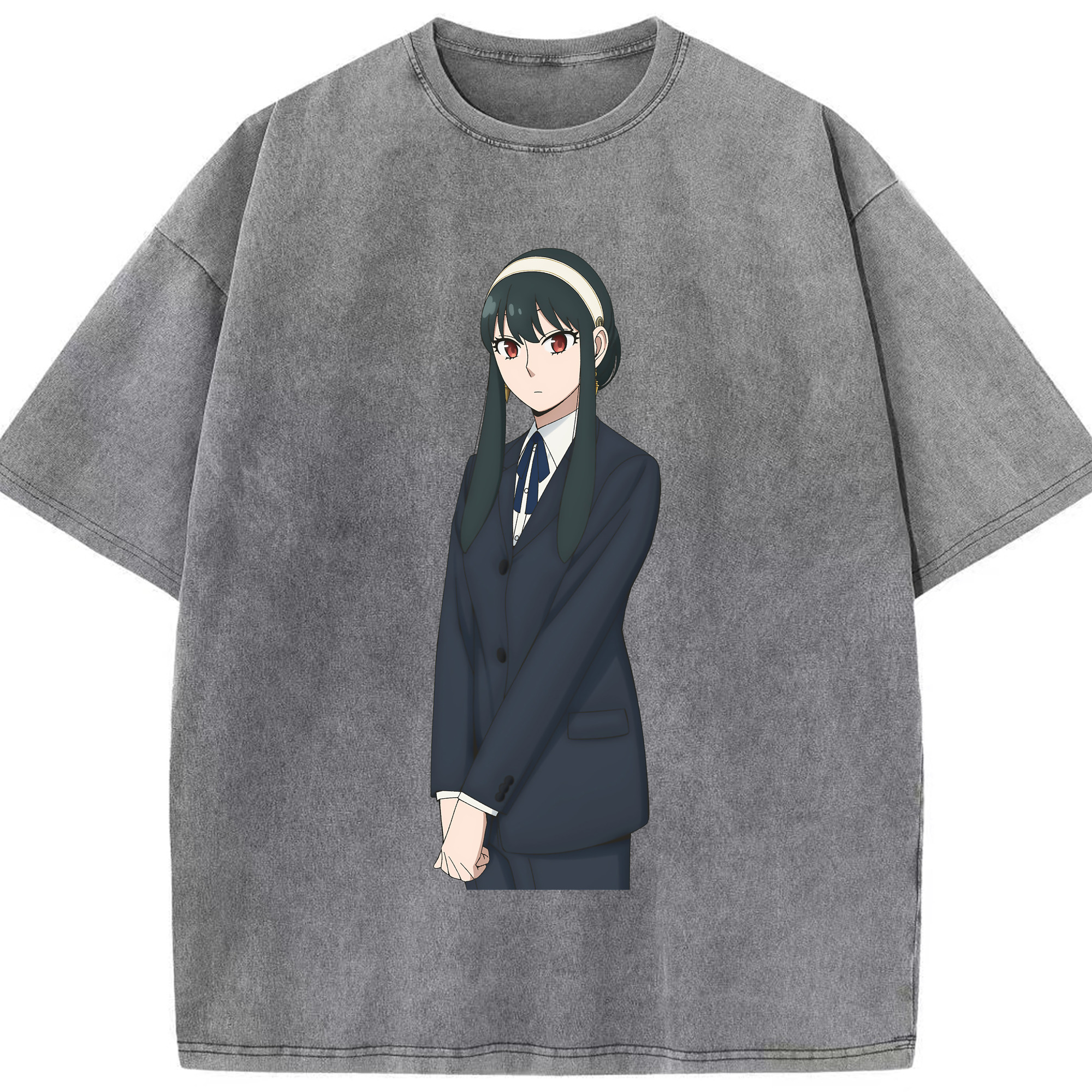 （画像用） SPY×FAMILY间谍家家酒 綿100% ヴィンテージ風 半袖Tシャツ（フロントプリント）