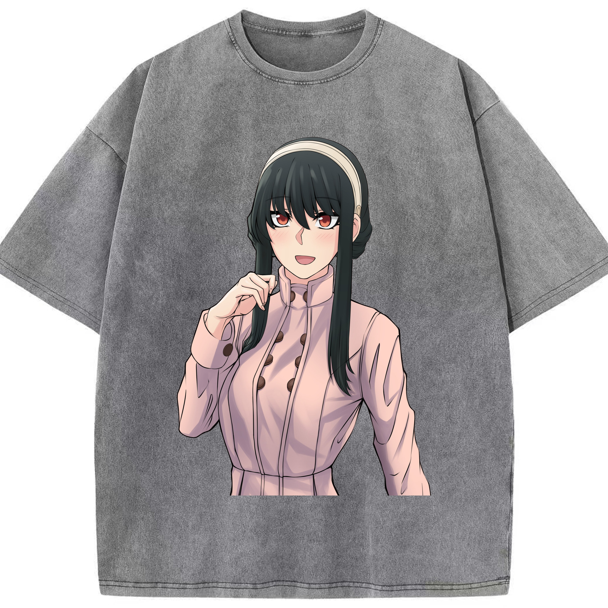 （画像用） SPY×FAMILY间谍家家酒 綿100% ヴィンテージ風 半袖Tシャツ（フロントプリント）