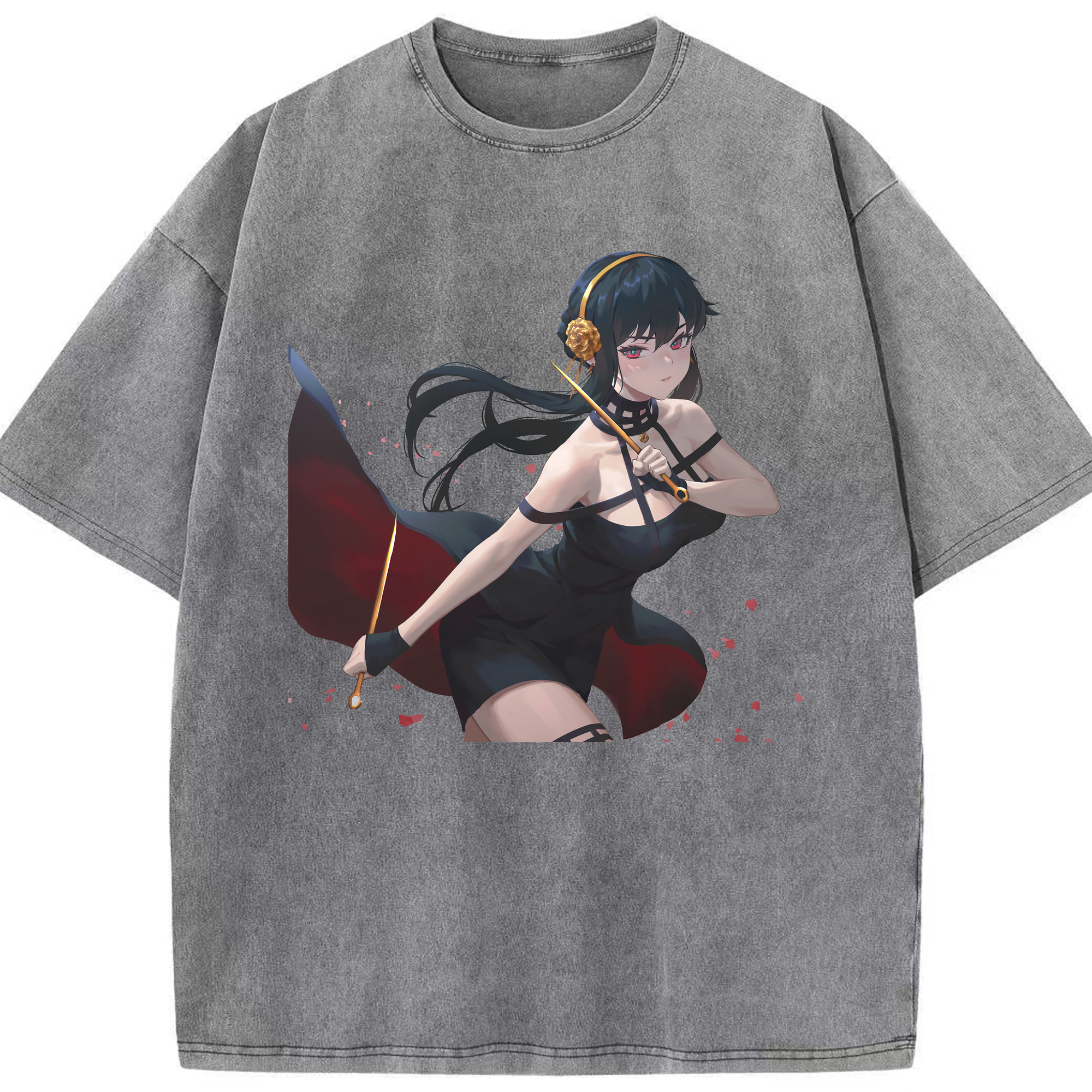 （画像用） SPY×FAMILY间谍家家酒 綿100% ヴィンテージ風 半袖Tシャツ（フロントプリント）