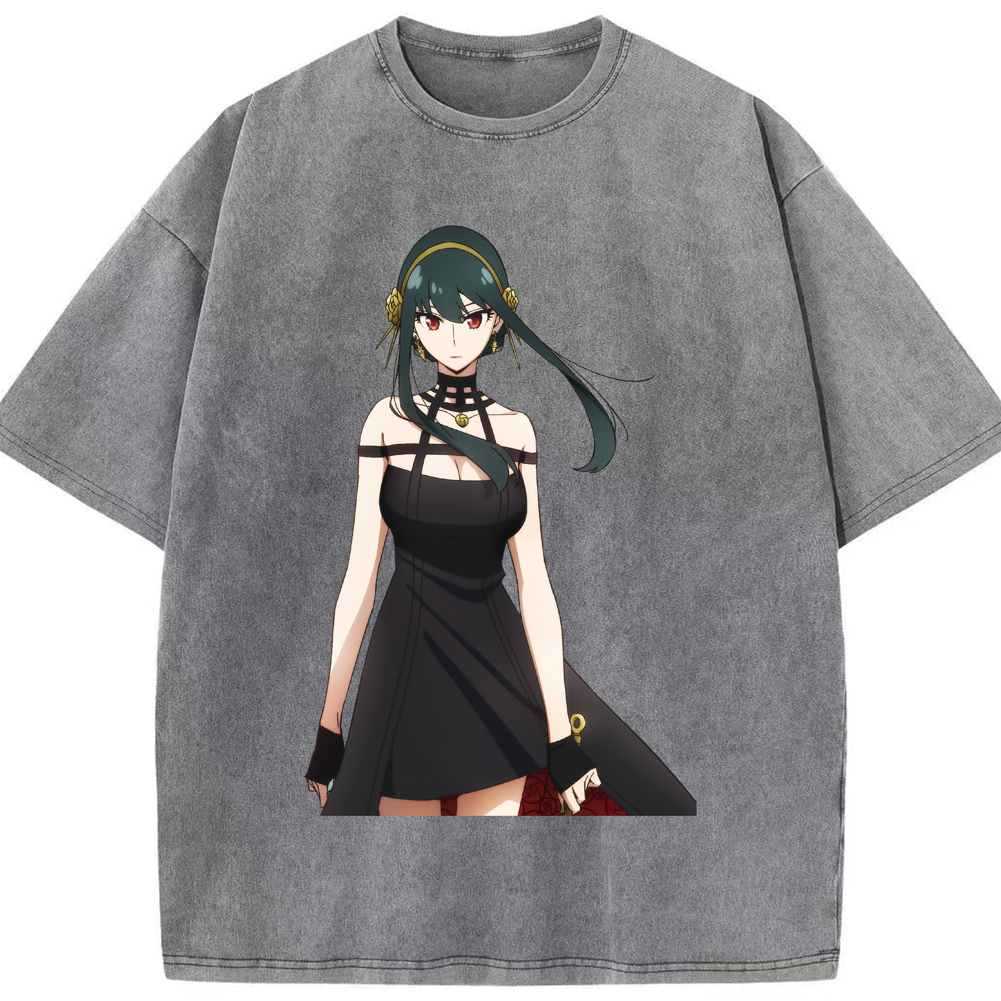 （画像用） SPY×FAMILY间谍家家酒 綿100% ヴィンテージ風 半袖Tシャツ（フロントプリント）
