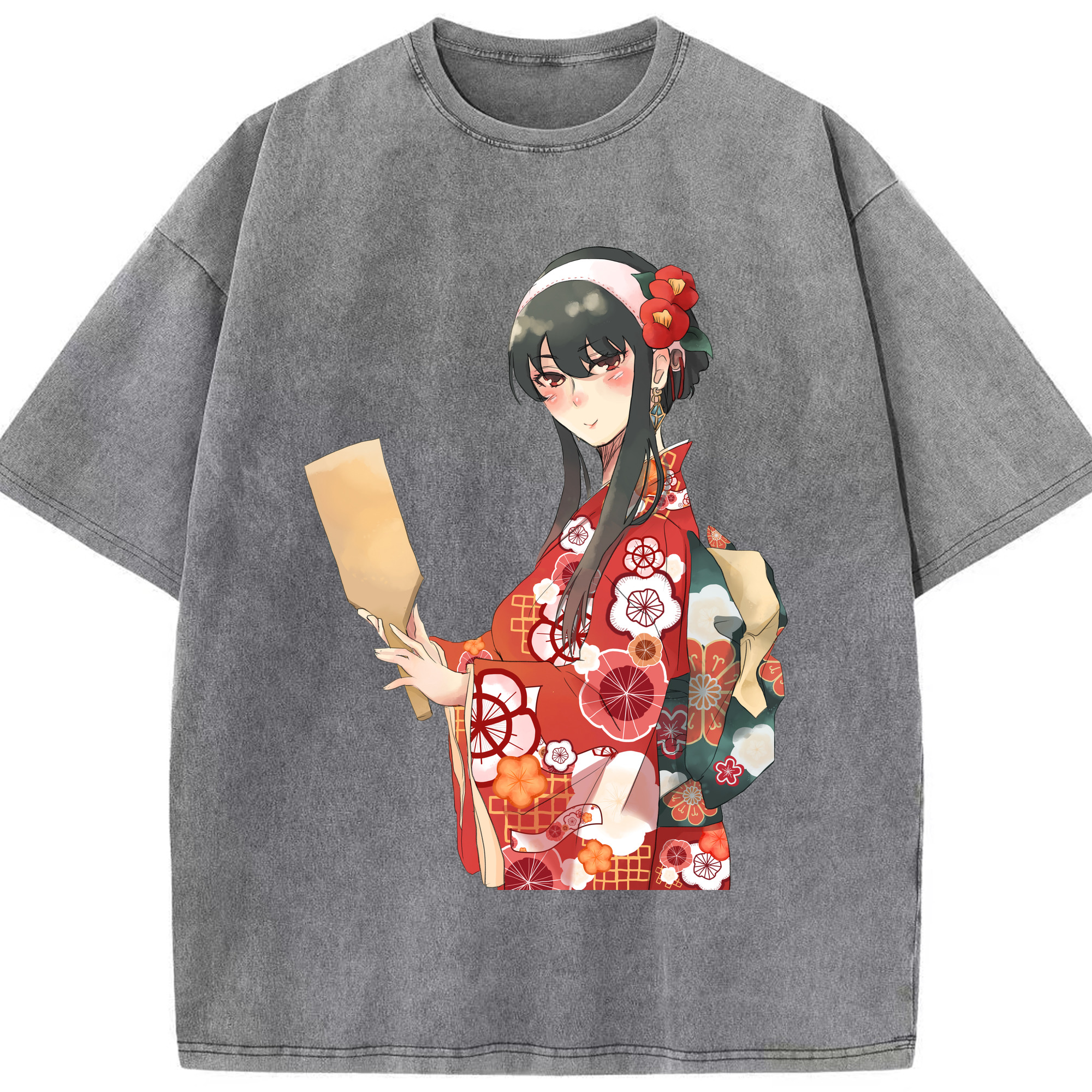 （画像用） SPY×FAMILY间谍家家酒 綿100% ヴィンテージ風 半袖Tシャツ（フロントプリント）