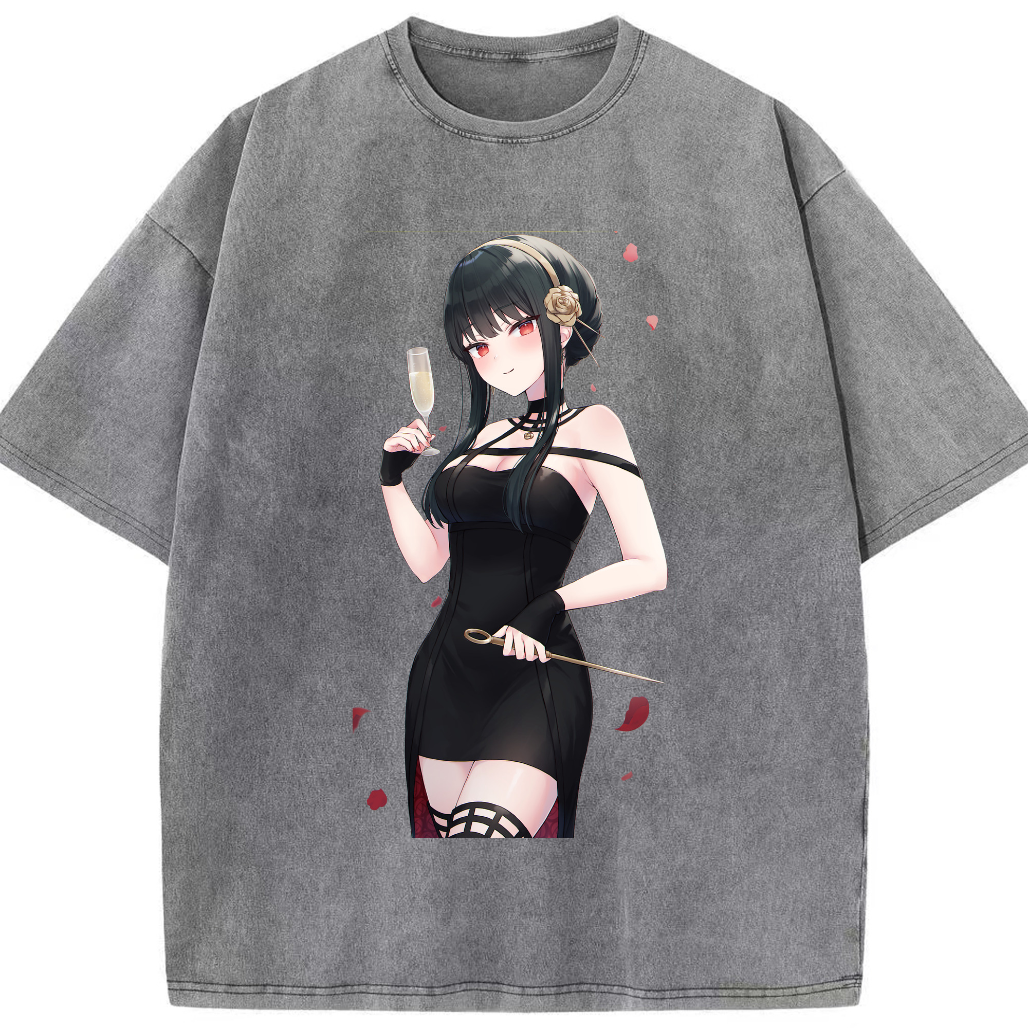 （画像用） SPY×FAMILY间谍家家酒 綿100% ヴィンテージ風 半袖Tシャツ（フロントプリント）