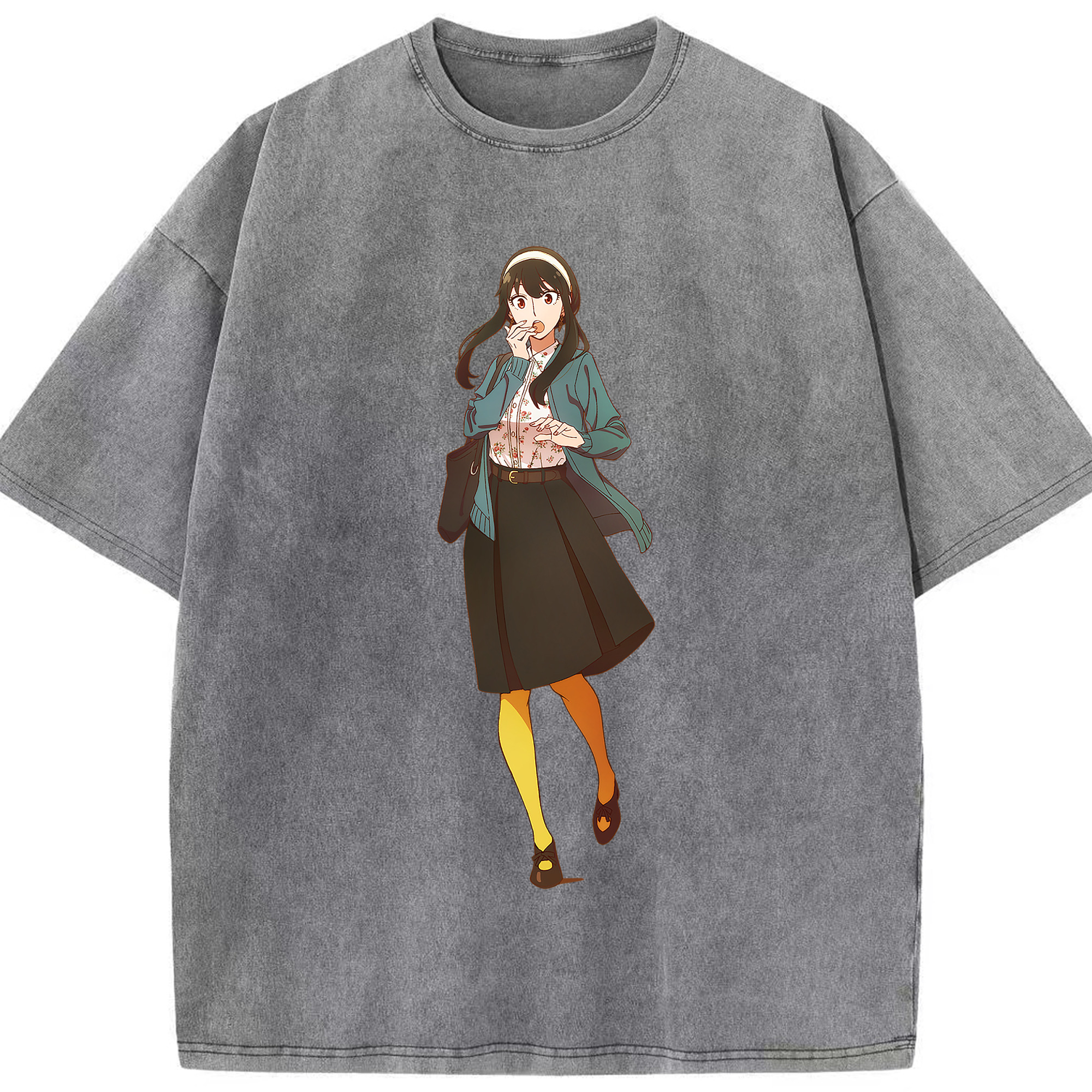 （画像用） SPY×FAMILY间谍家家酒 綿100% ヴィンテージ風 半袖Tシャツ（フロントプリント）