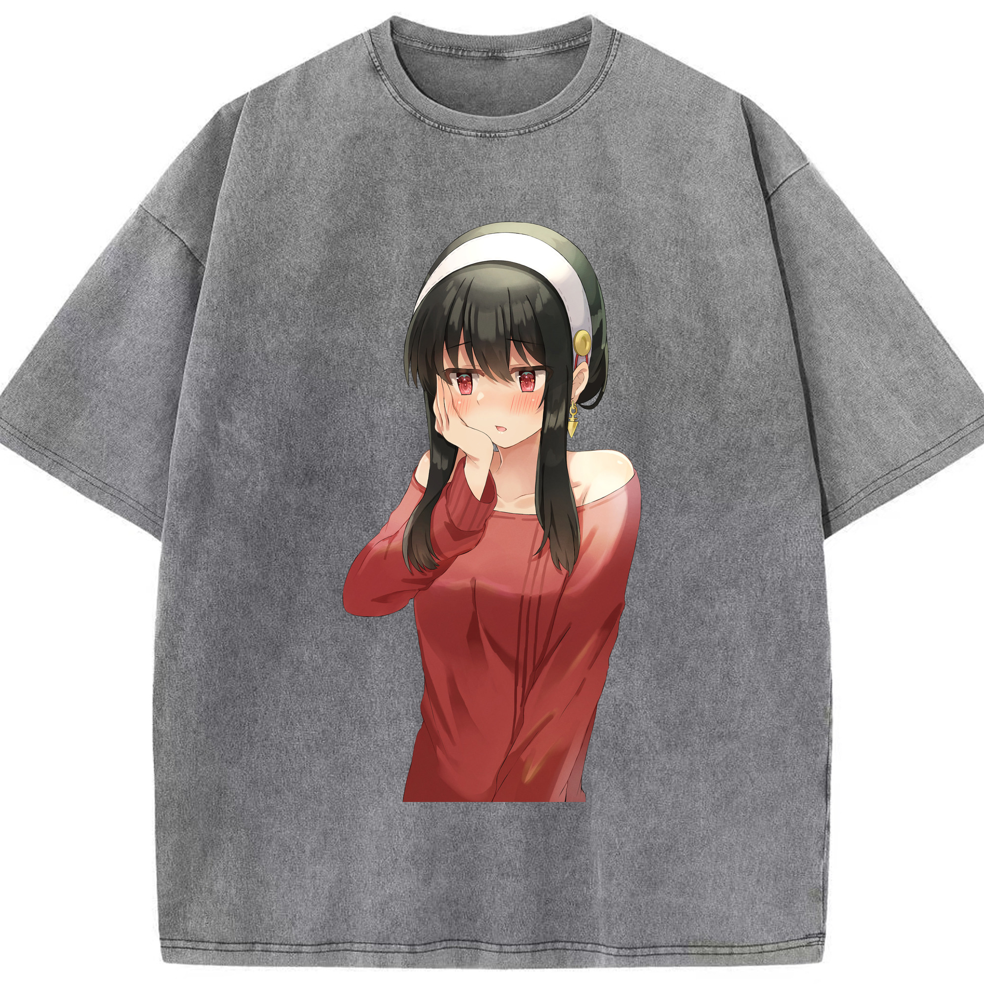（画像用） SPY×FAMILY间谍家家酒 綿100% ヴィンテージ風 半袖Tシャツ（フロントプリント）